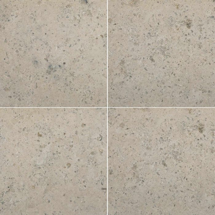 JURA GREY: Limestone Square Field Tile (24"x24"x1/2" | Honed)