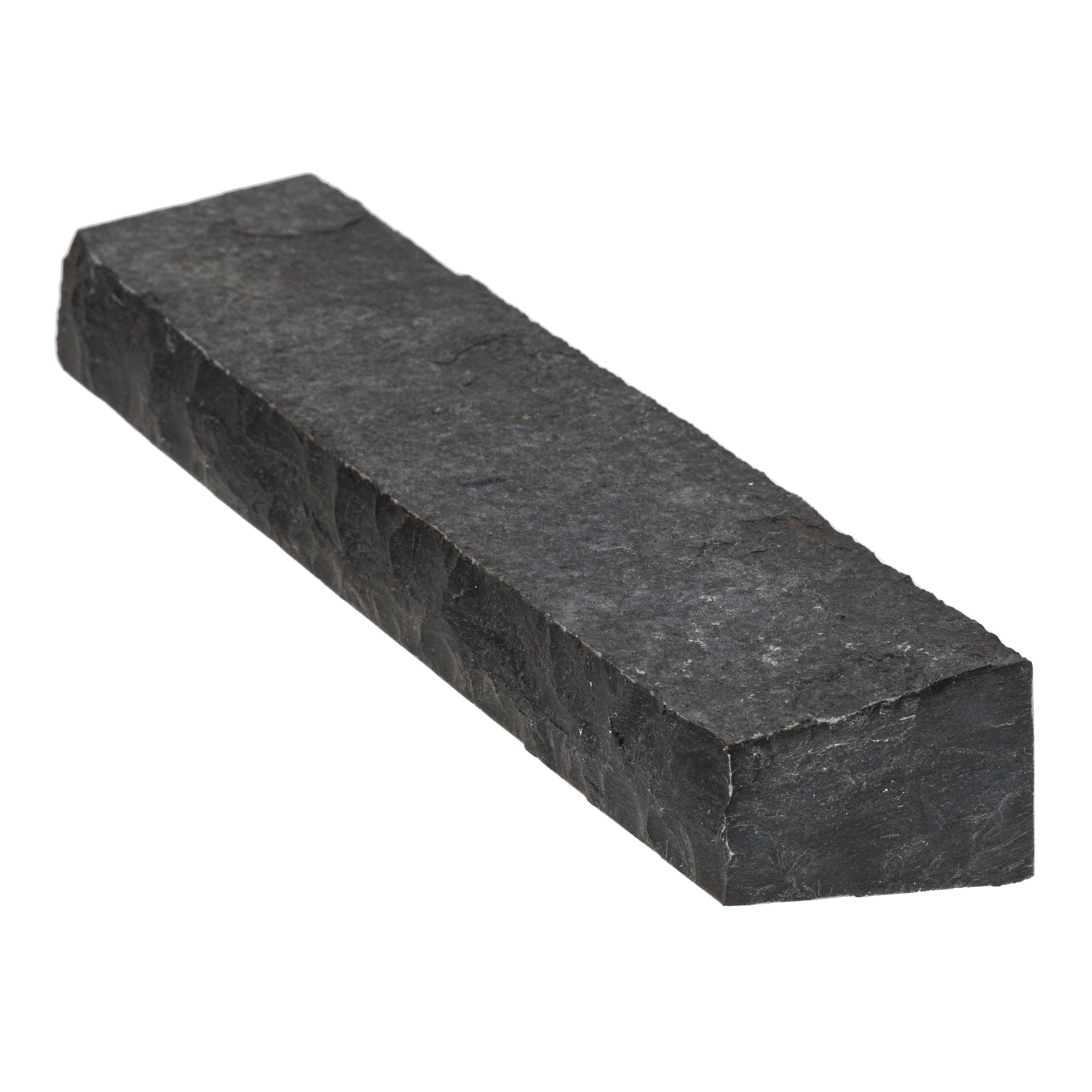 LIME BLACK: Limestone Wainscot Sill Wall Veneer Accessory (2 1/2"x12"x1 3/4"-2" | Rockface)