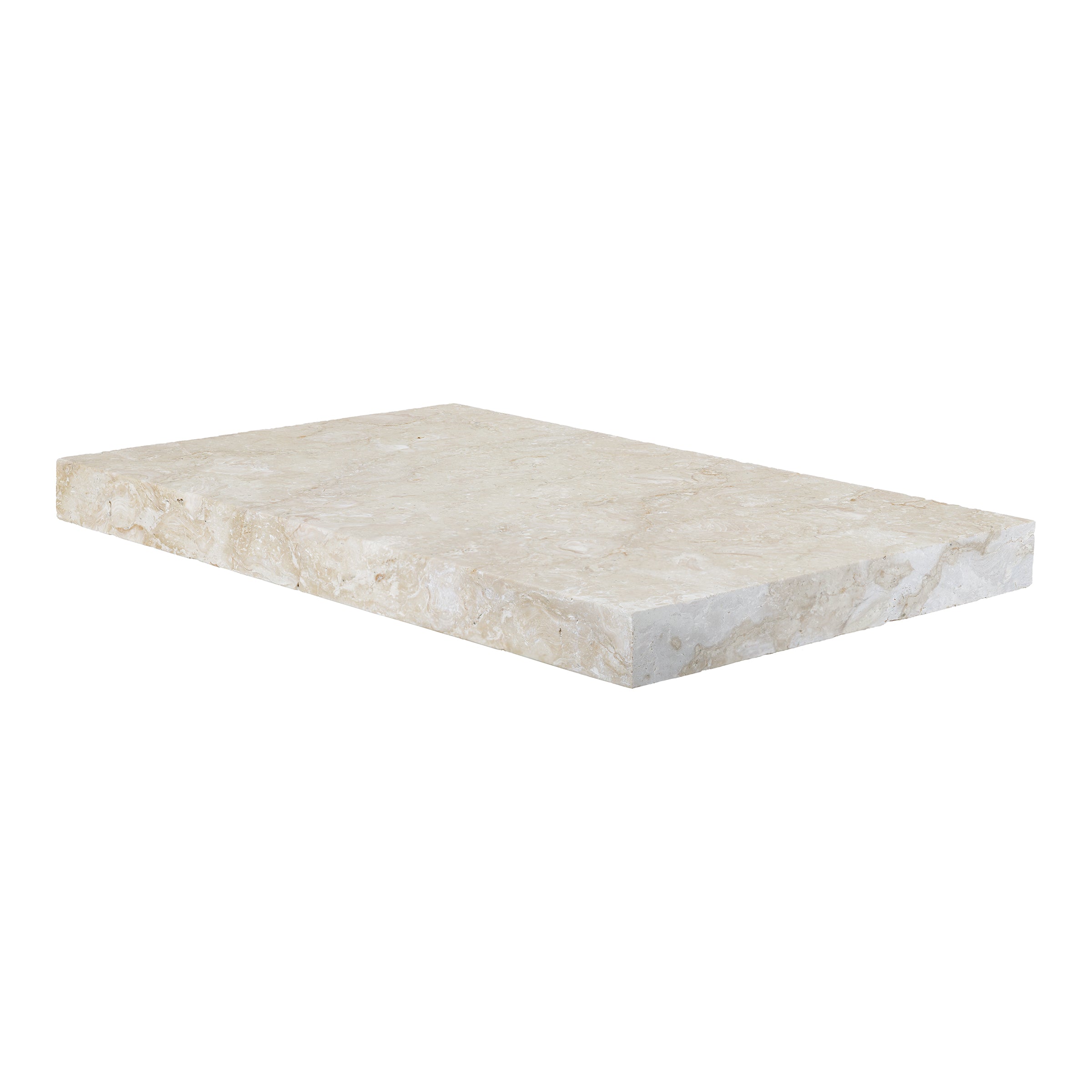 OCEAN REEF SHELLSTONE: Limestone Single Straight 24 Pool Coping Paving Accessory (16"x24"x2" | Brushed)