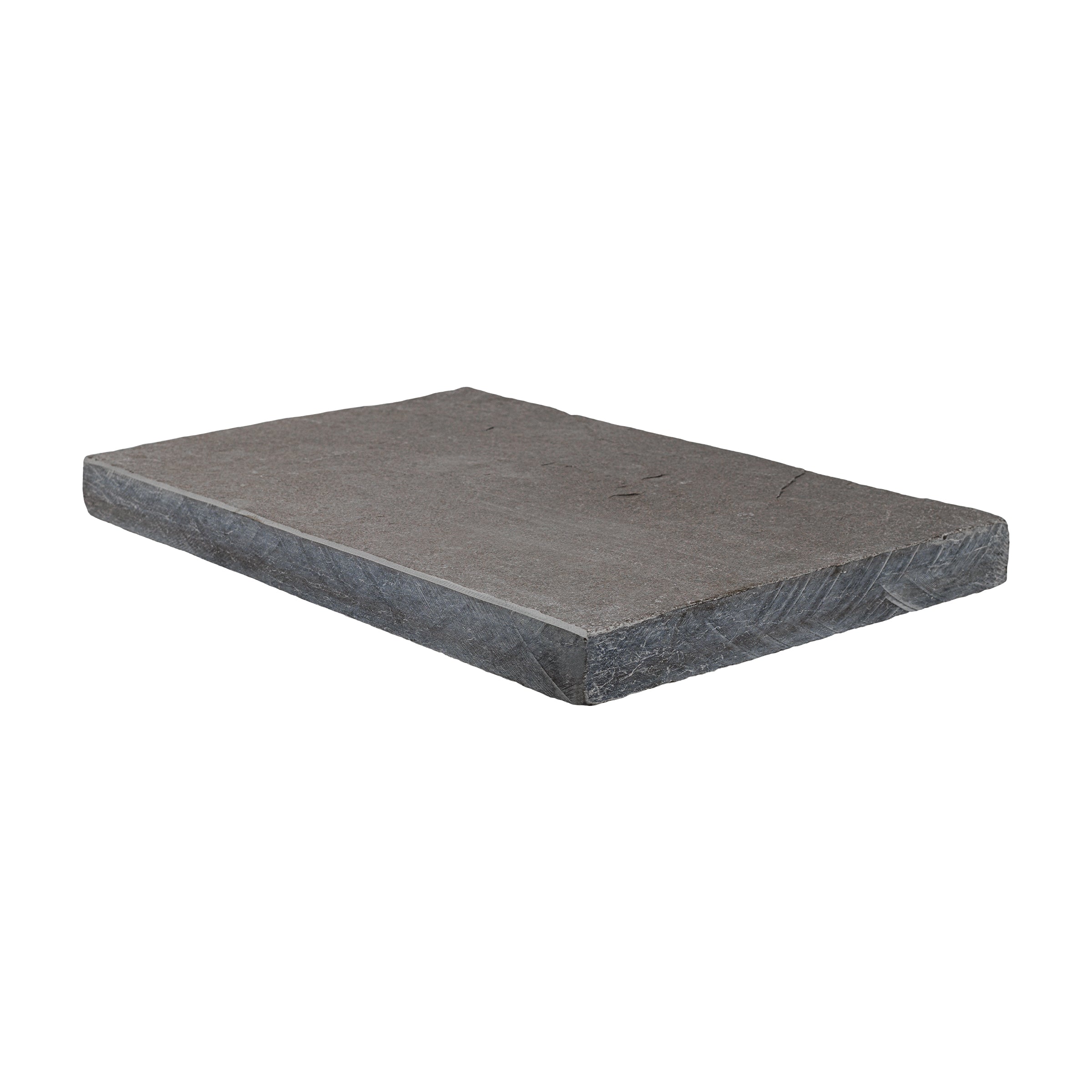 PURBECK GREY: Limestone Single Modern 24 Pool Coping Paving Accessory (16"x24"x2" | Distressed)