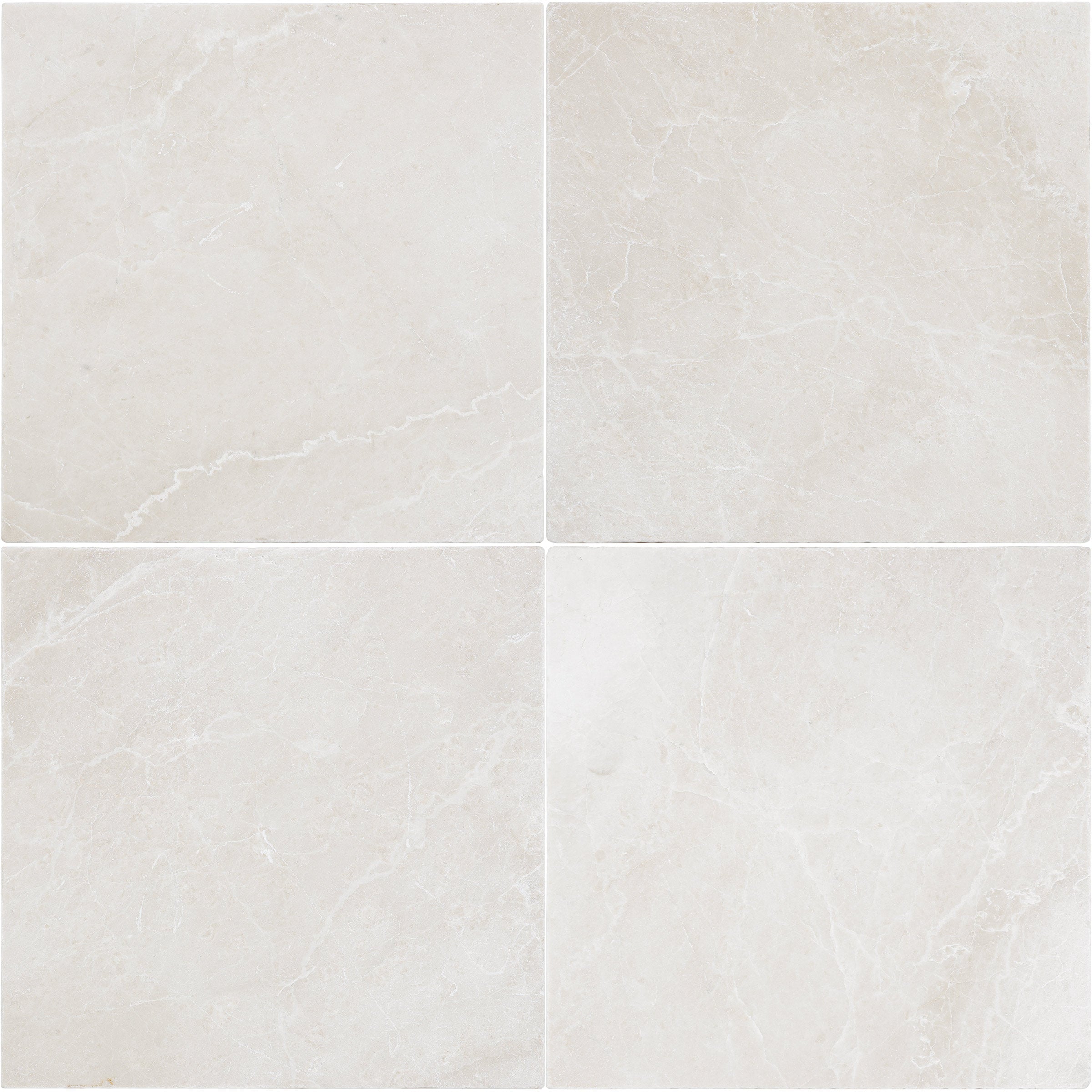 BOTTICINO: Marble Square Field Tile (12"x12"x3/8" | Tumbled)