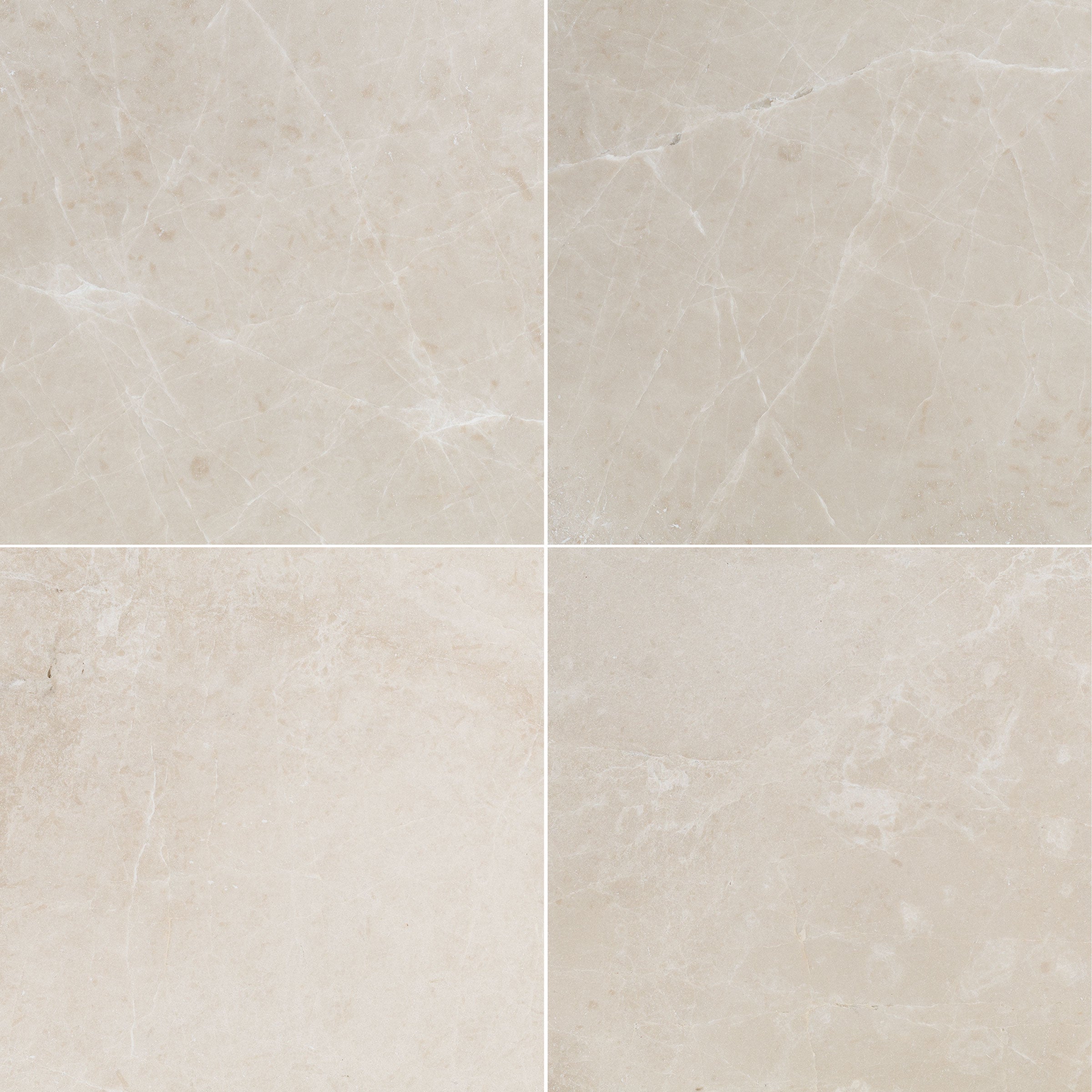 BOTTICINO: Marble Square Field Tile (24"x24"x1/2" | Honed)