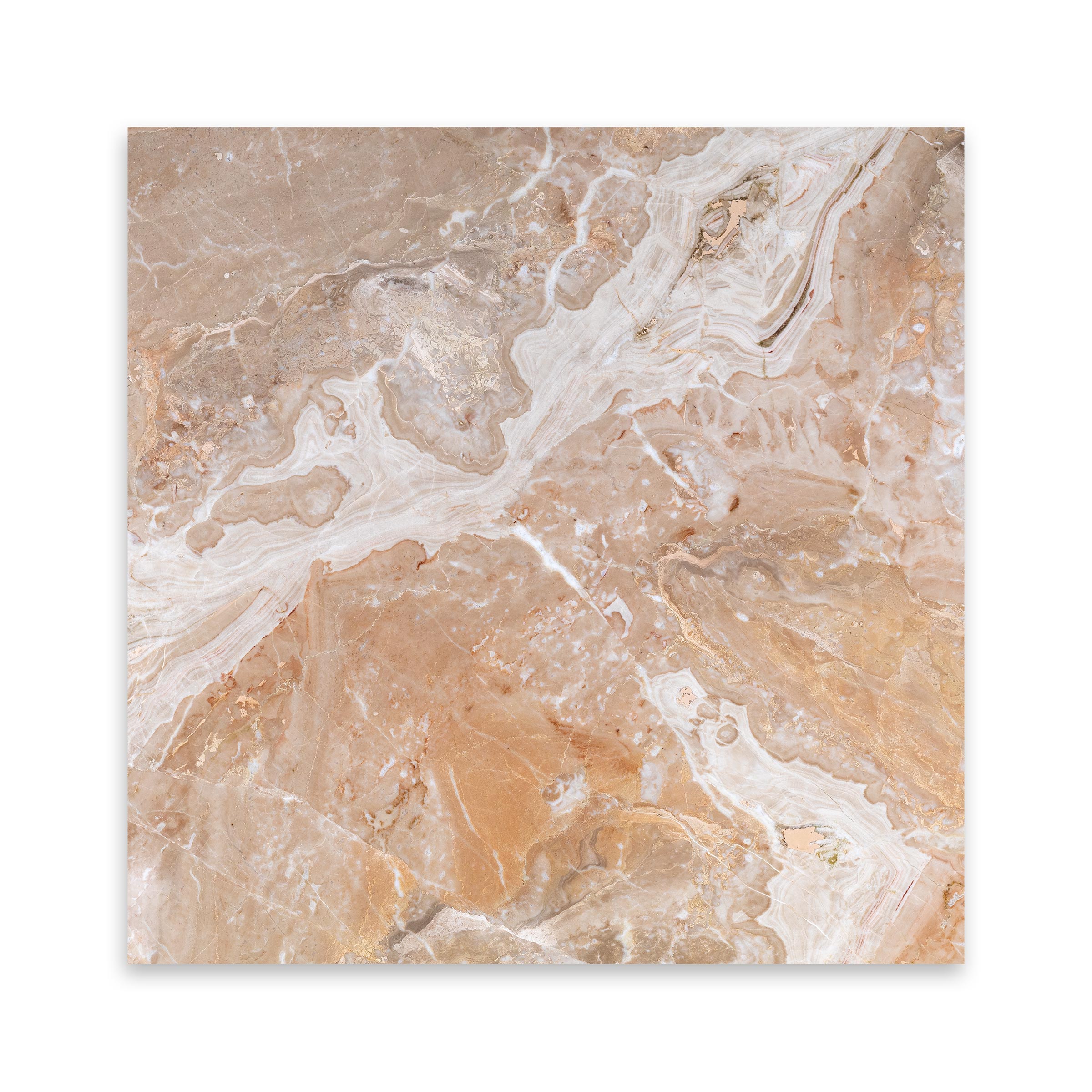 BRECCIA ONICIATTA: Marble Square Field Tile (18"x18"x3/8" | Polished)