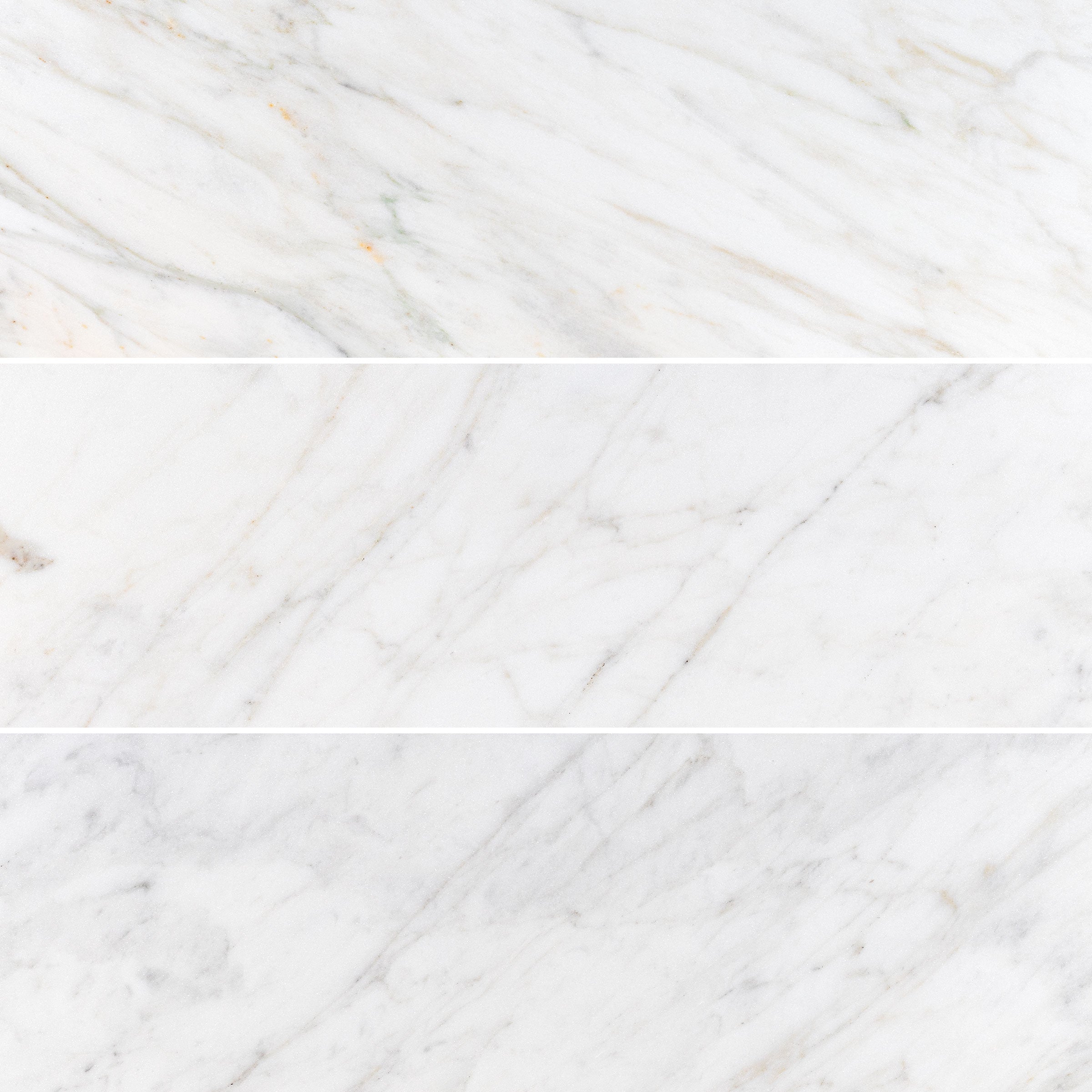 CALACATTA CALDIA: Marble Rectangle Field Tile (4"x12"x3/8" | Honed)