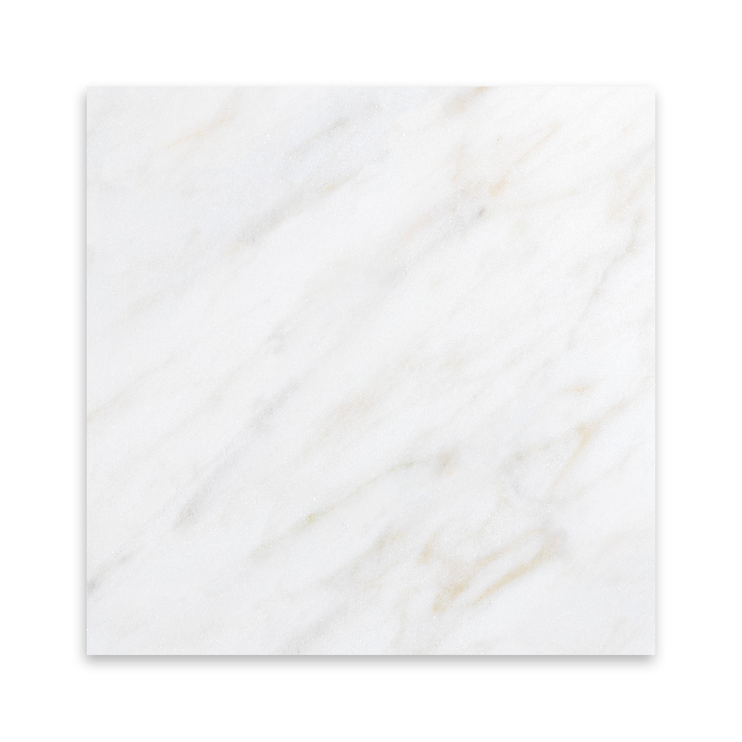 CALACATTA CALDIA: Marble Square Field Tile (18"x18"x3/8" | Honed)