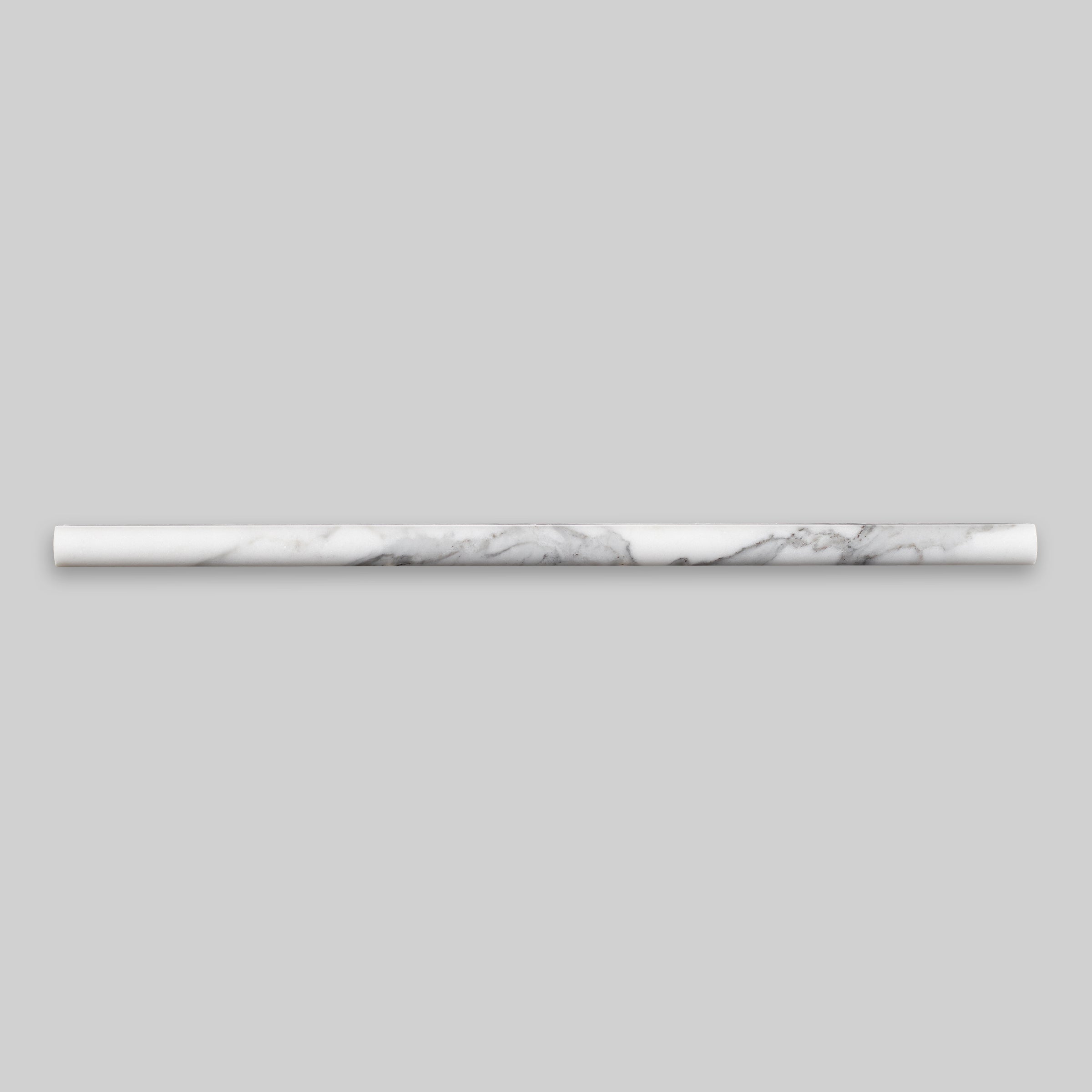 CALACATTA GOLD: Marble Mini Pensil Liner Tile Accessory (1/2"x12"x3/4" | Honed)