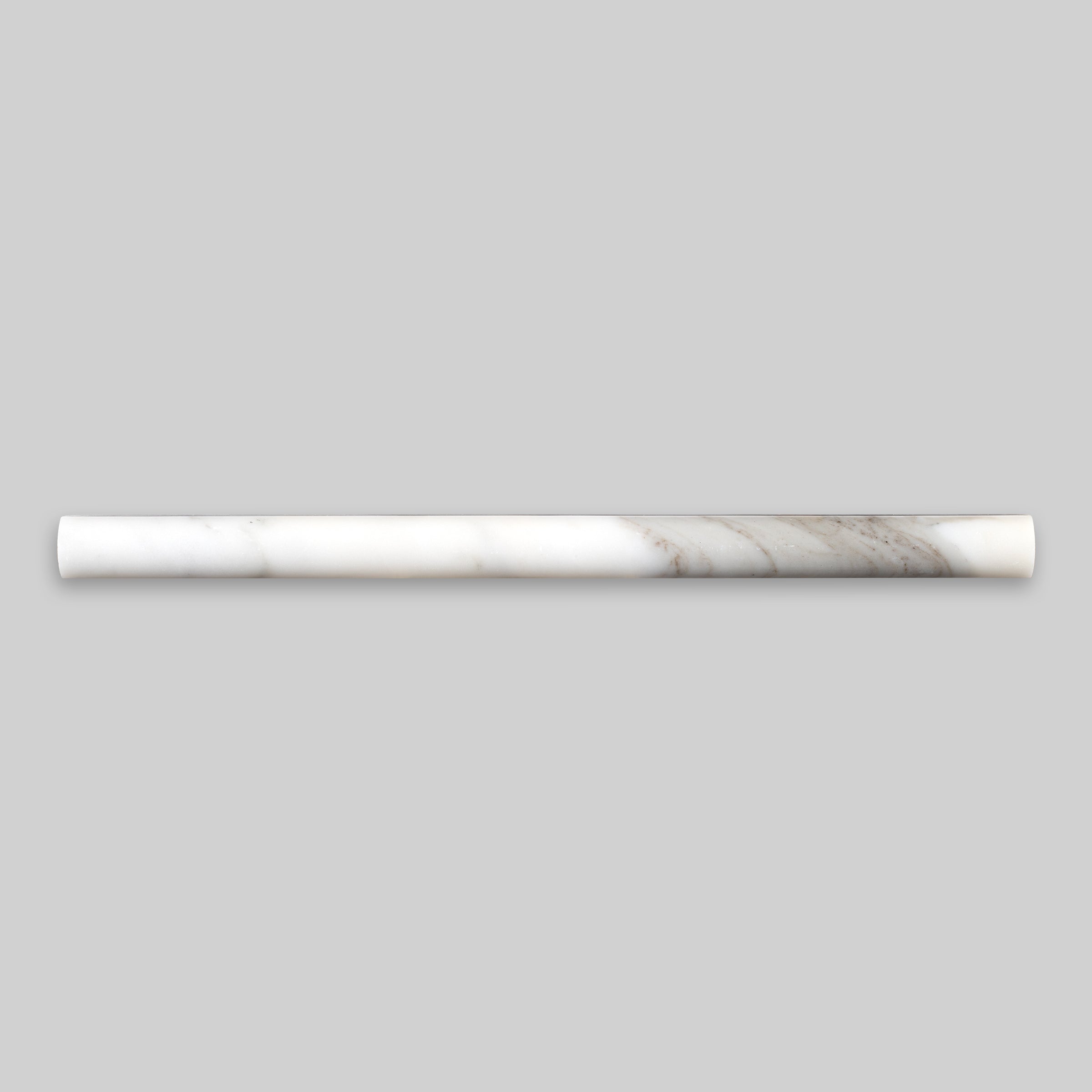 CALACATTA GOLD: Marble Standard Pensil Liner Tile Accessory (3/4"x12"x3/4" | Honed)