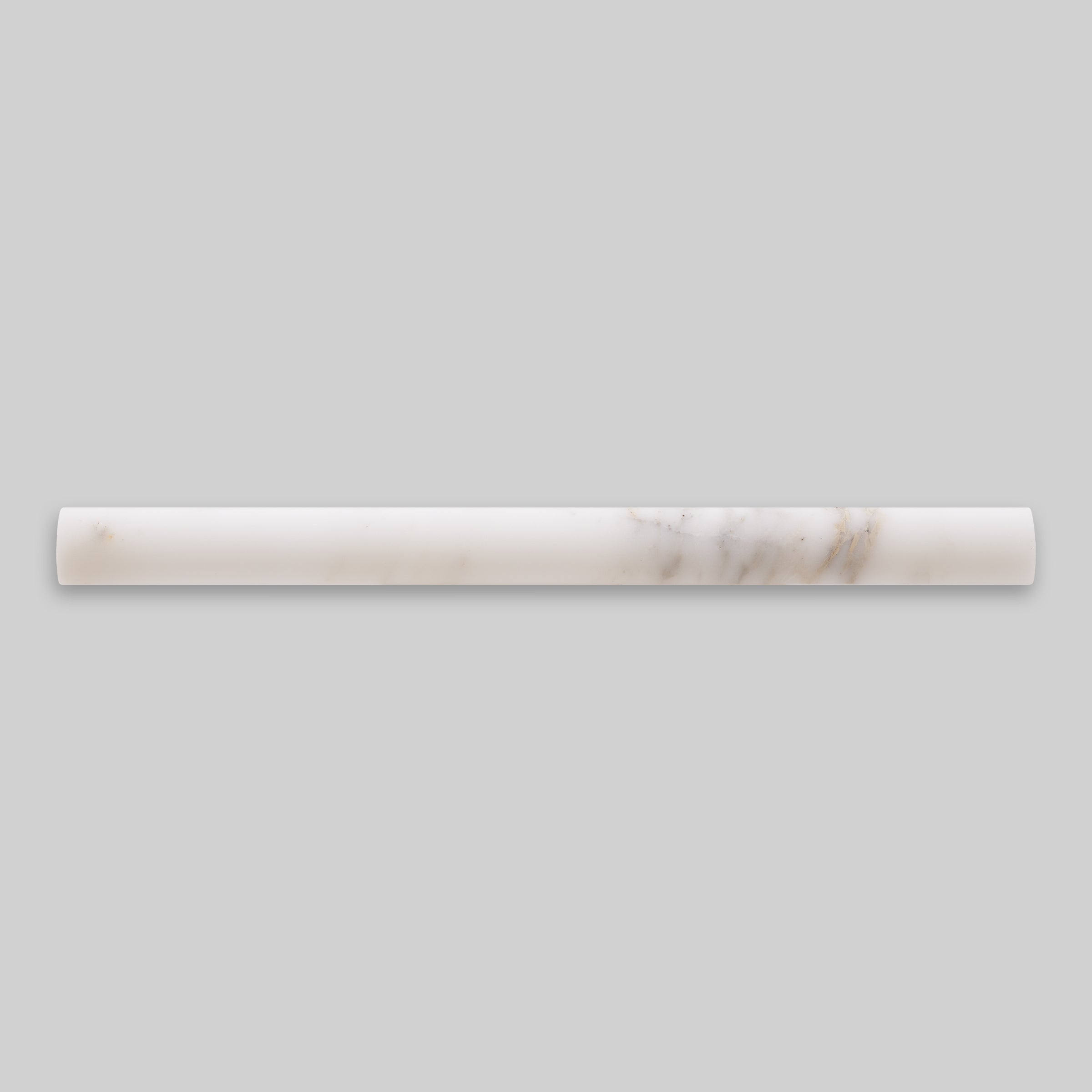 CALACATTA GOLD: Marble Standard Quarter Round Tile Accessory (1"x12"x1/2" | Honed)