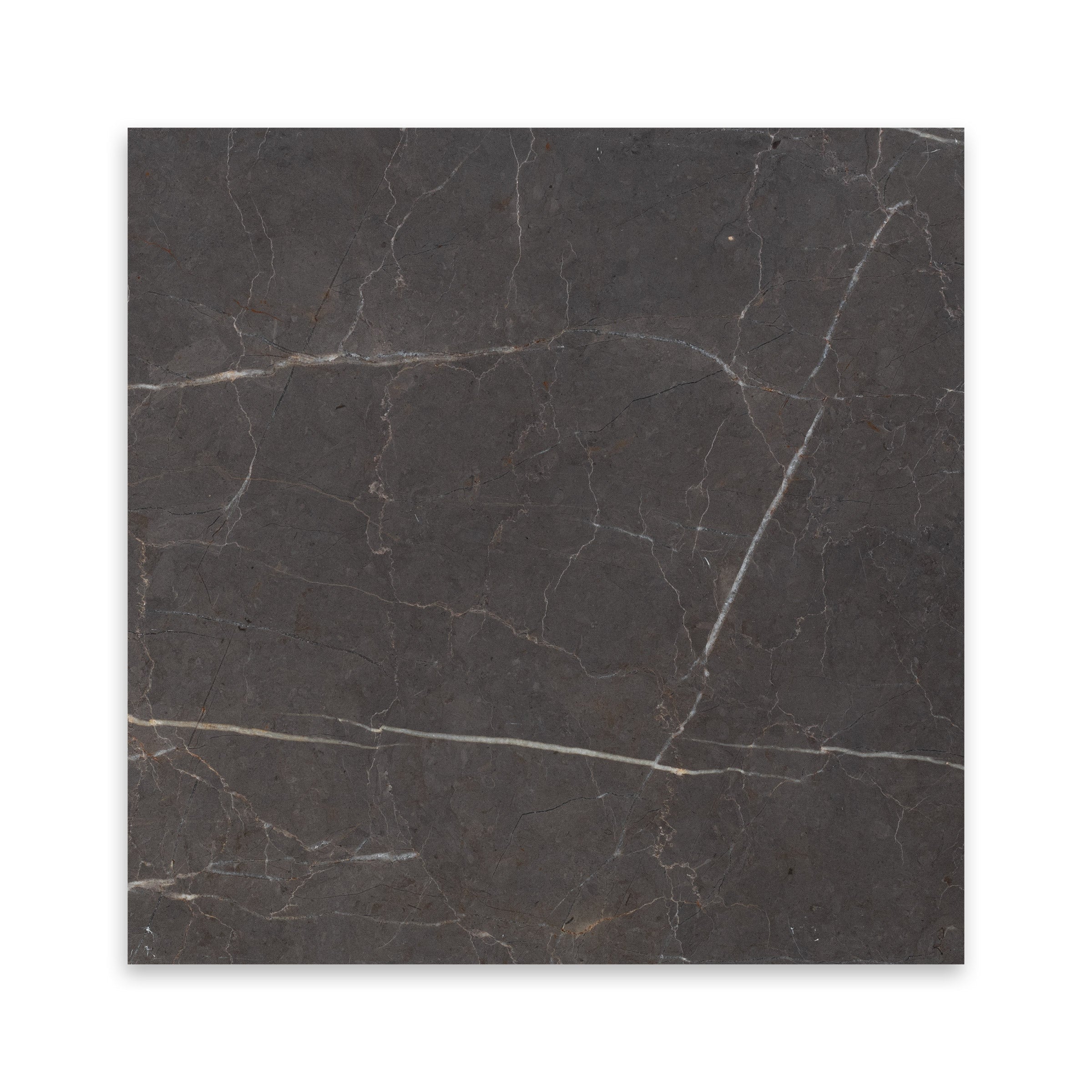 GRAPHITE: Marble Square Field Tile (18"x18"x3/8" | Honed)