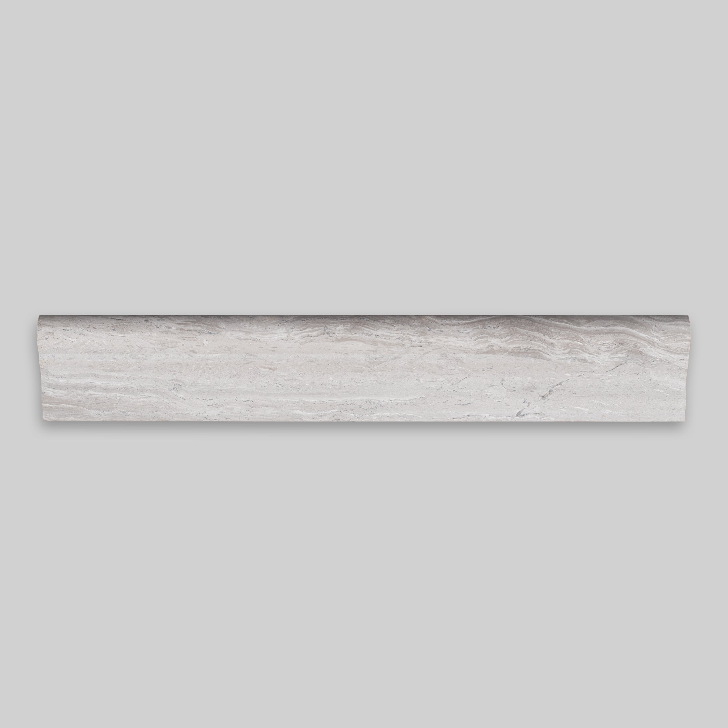 HAISA LIGHT: Marble F5 Chairrail Tile Accessory (2"x12"x1" | Honed)