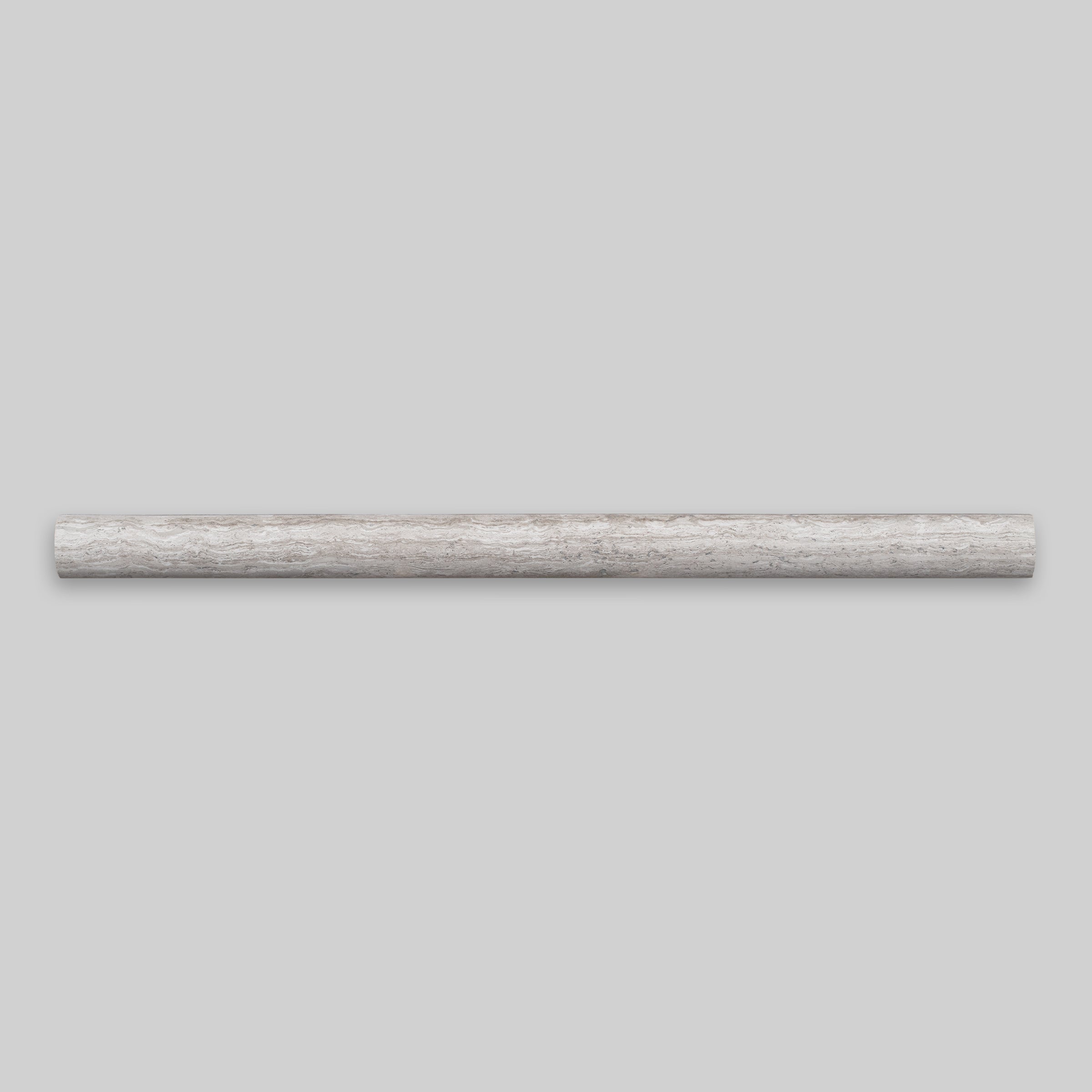 HAISA LIGHT: Marble Standard Pensil Liner Tile Accessory (3/4"x12"x3/4" | Honed)