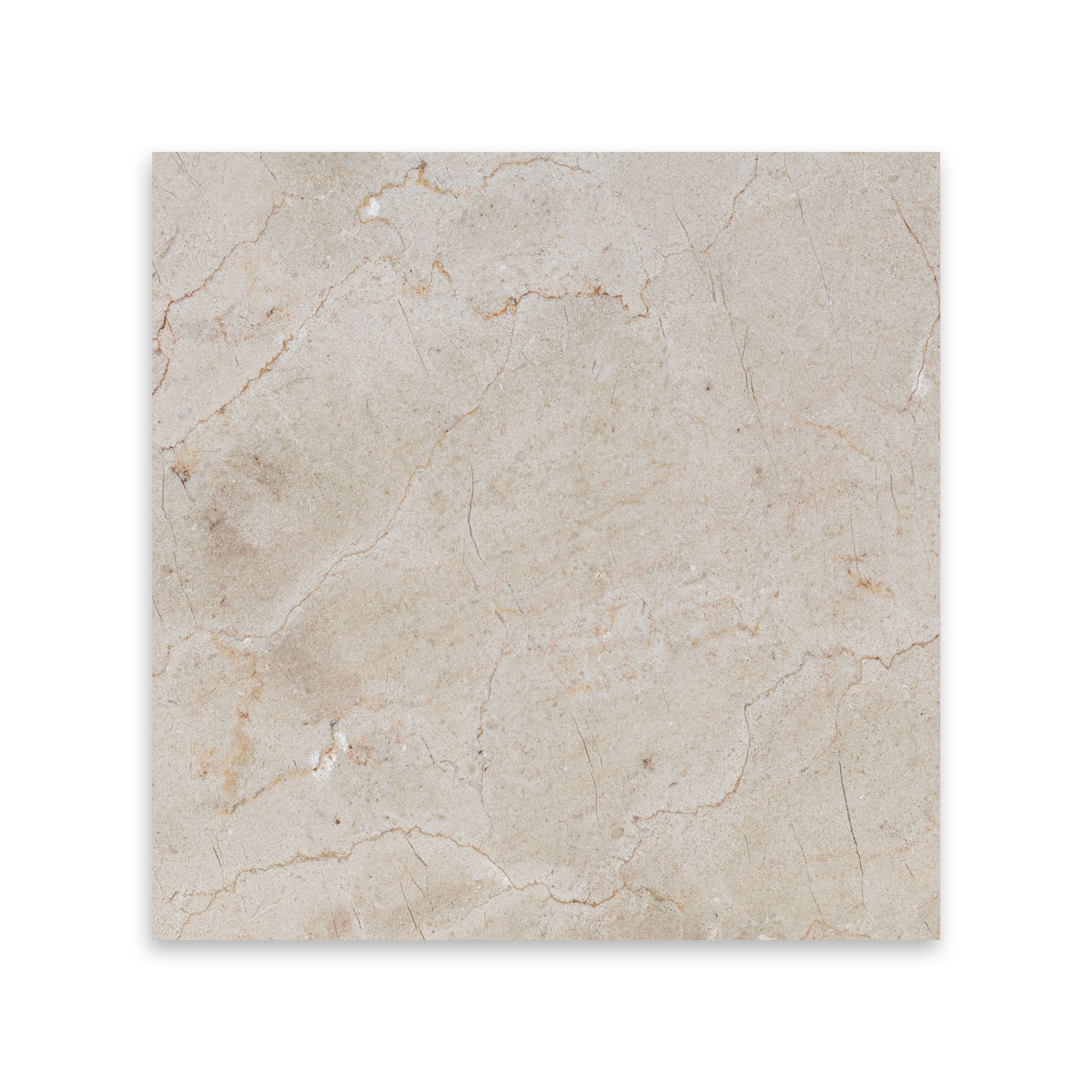 CREMA MARFIL CLASSIC: Marble Square Field Tile (12"x12"x3/8" | Honed)