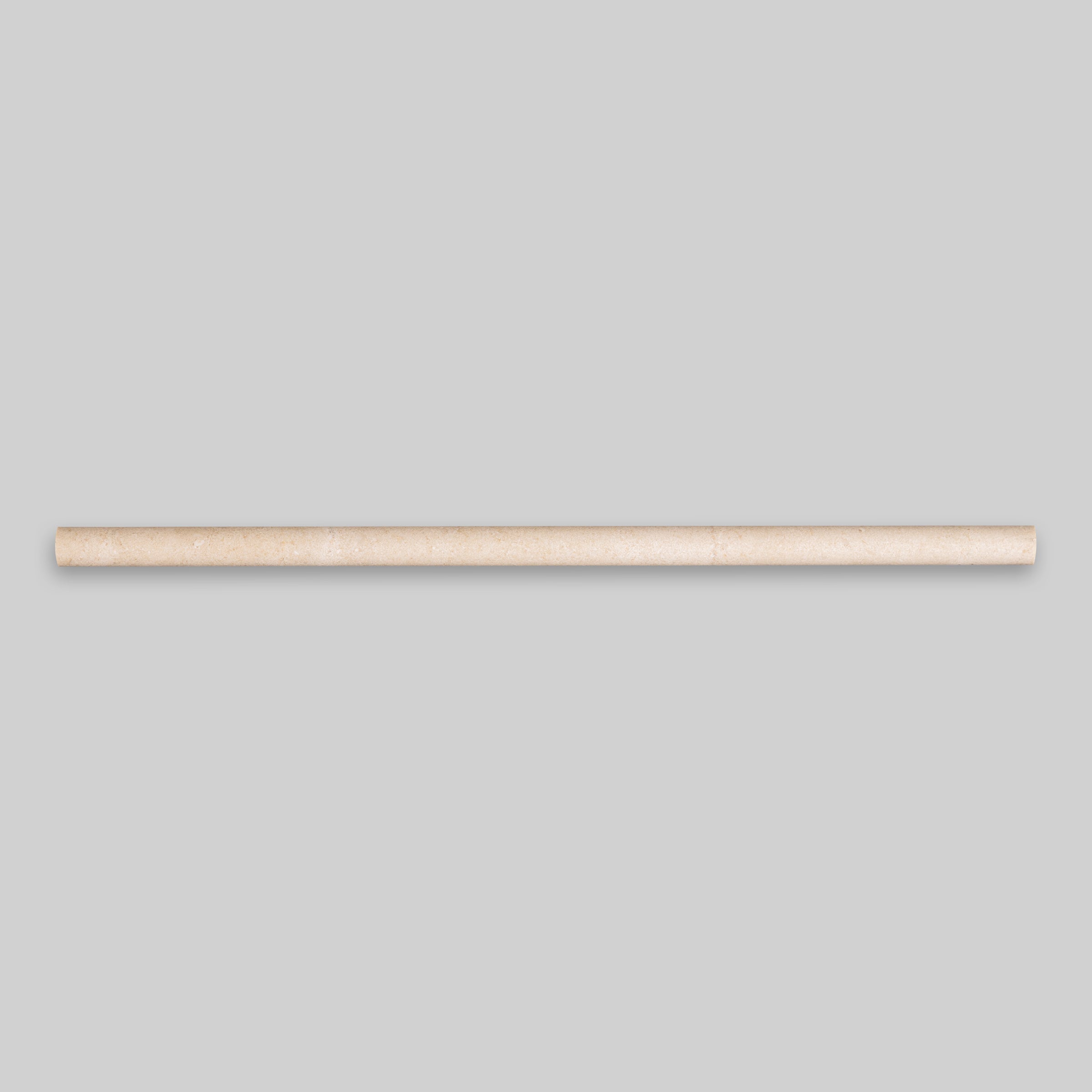 CREMA MARFIL: Marble Mini Pensil Liner Tile Accessory (1/2"x12"x3/4" | Honed)