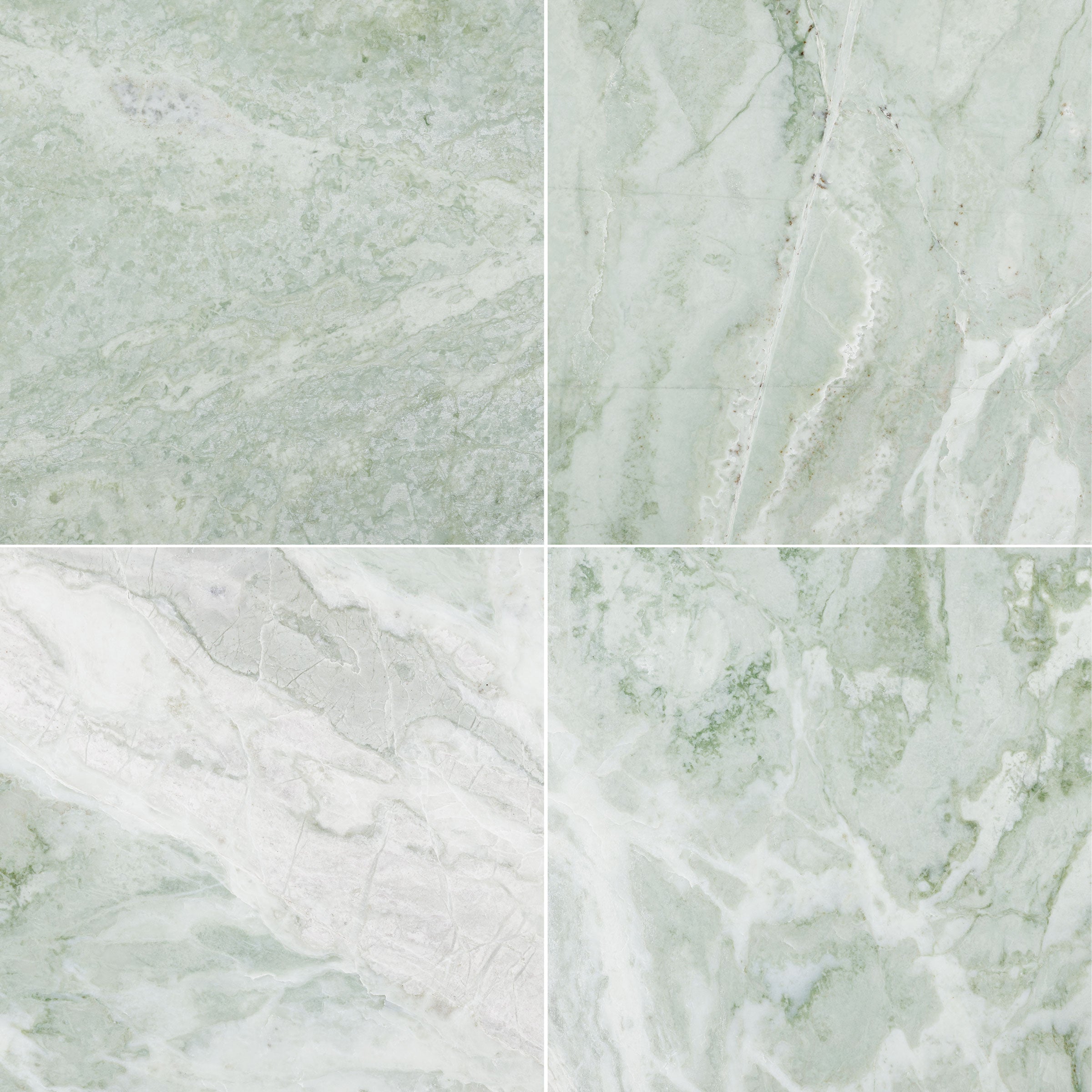 MING GREEN: Marble Square Field Tile (12"x12"x3/8" | Polished)