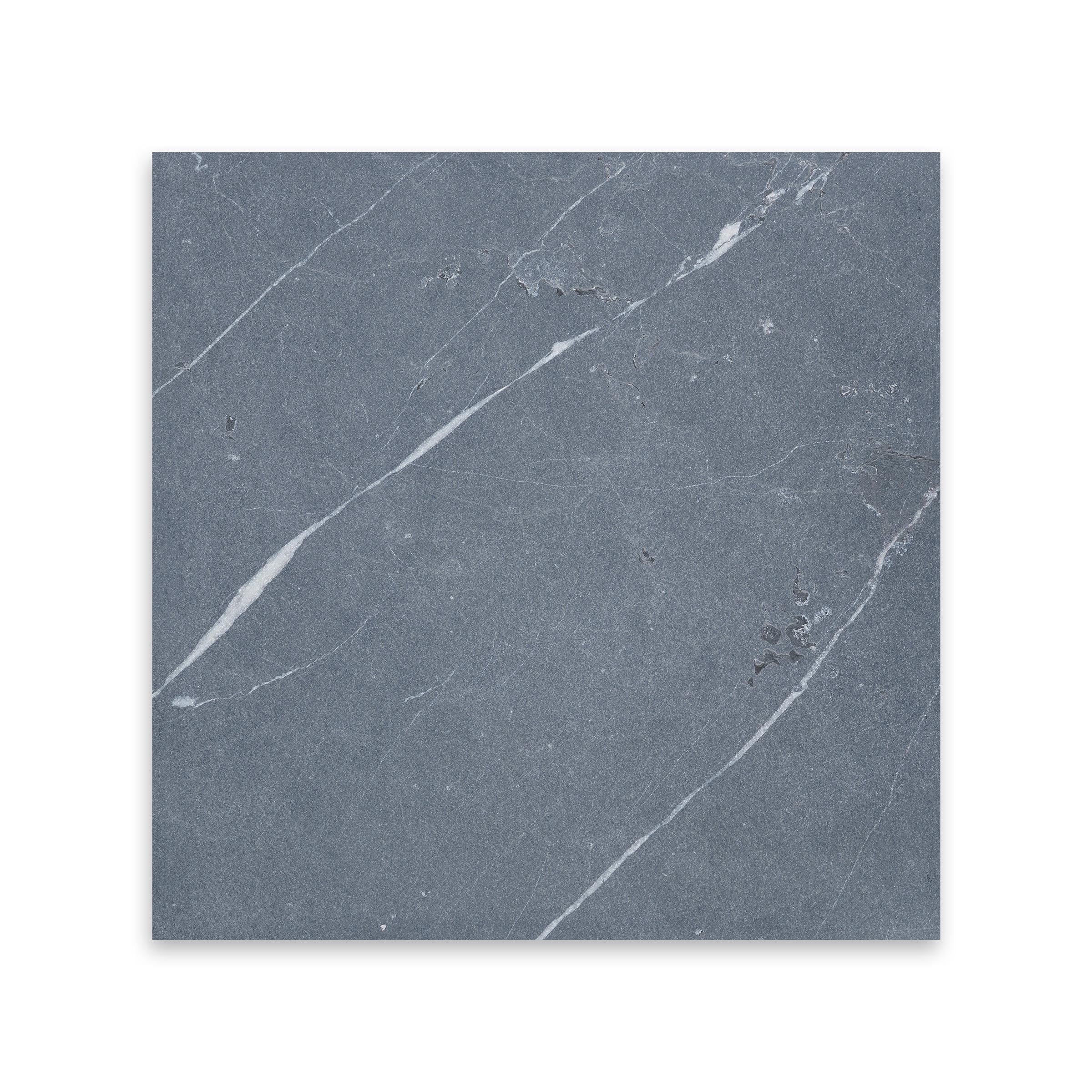 NERO MARQUINA: Marble Square Field Tile (12"x12"x3/8" | Tumbled)