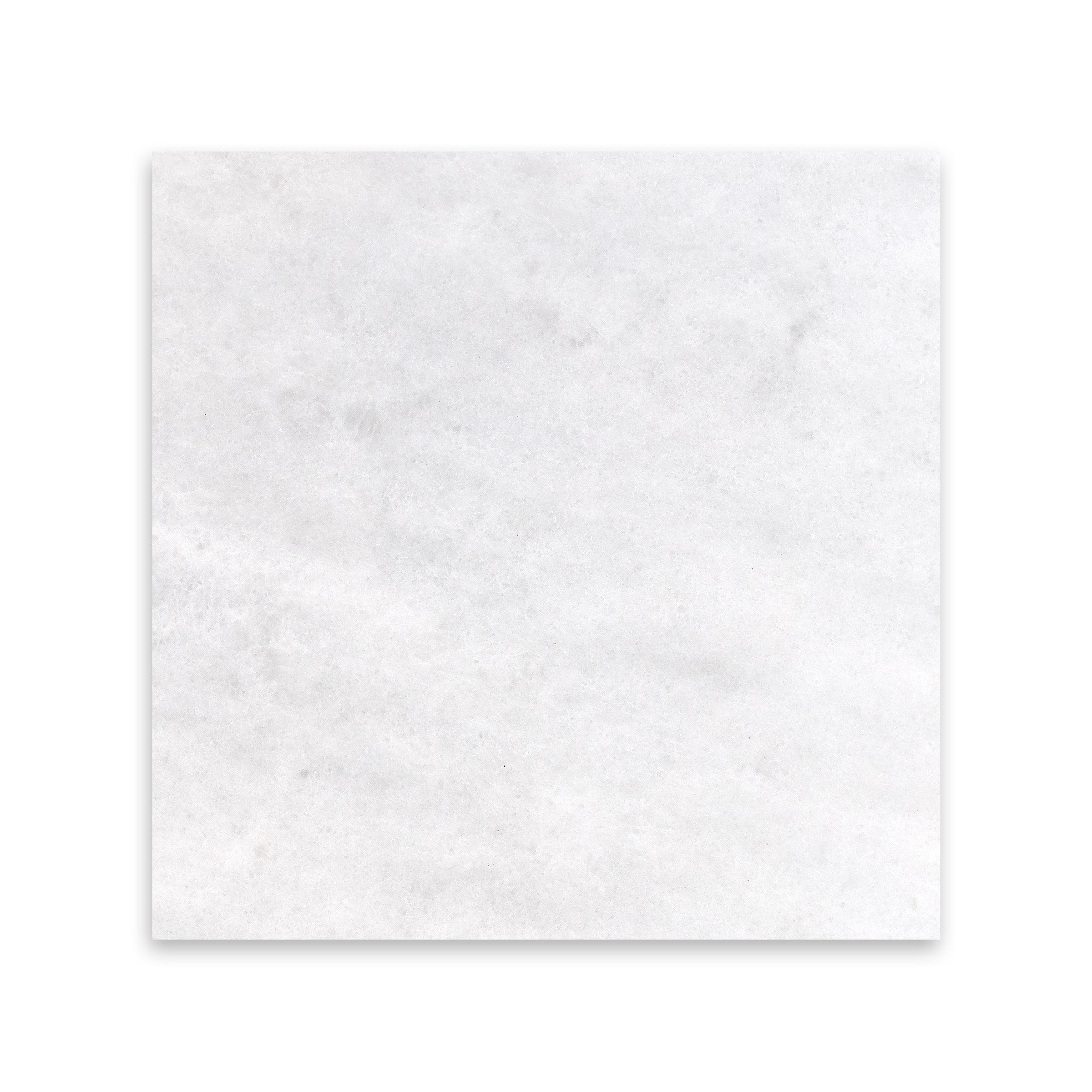 POLAR WHITE: Marble Square Field Tile (12"x12"x3/8" | Honed)