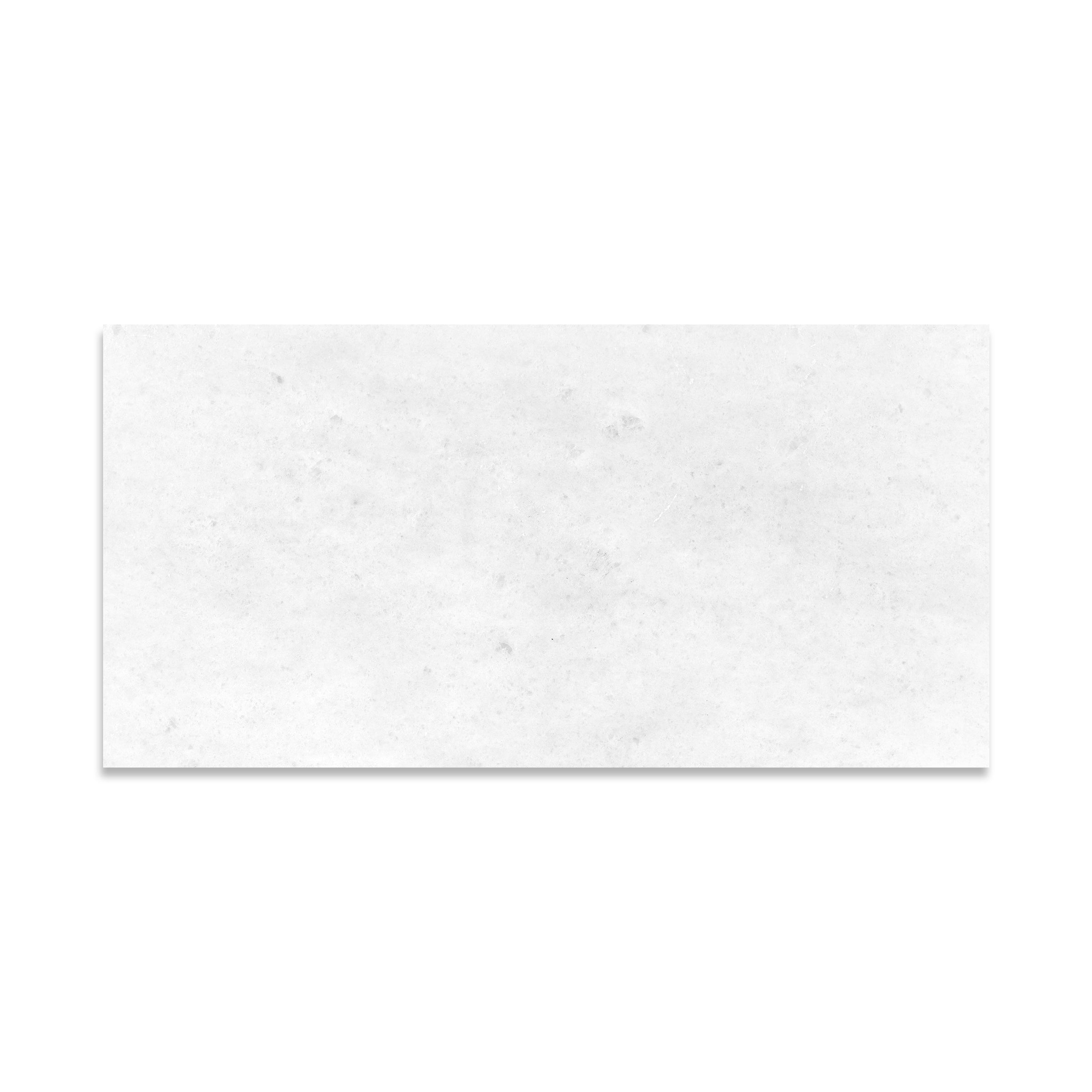 POLAR WHITE: Marble Rectangle Field Tile (12"x24"x1/2" | Honed)