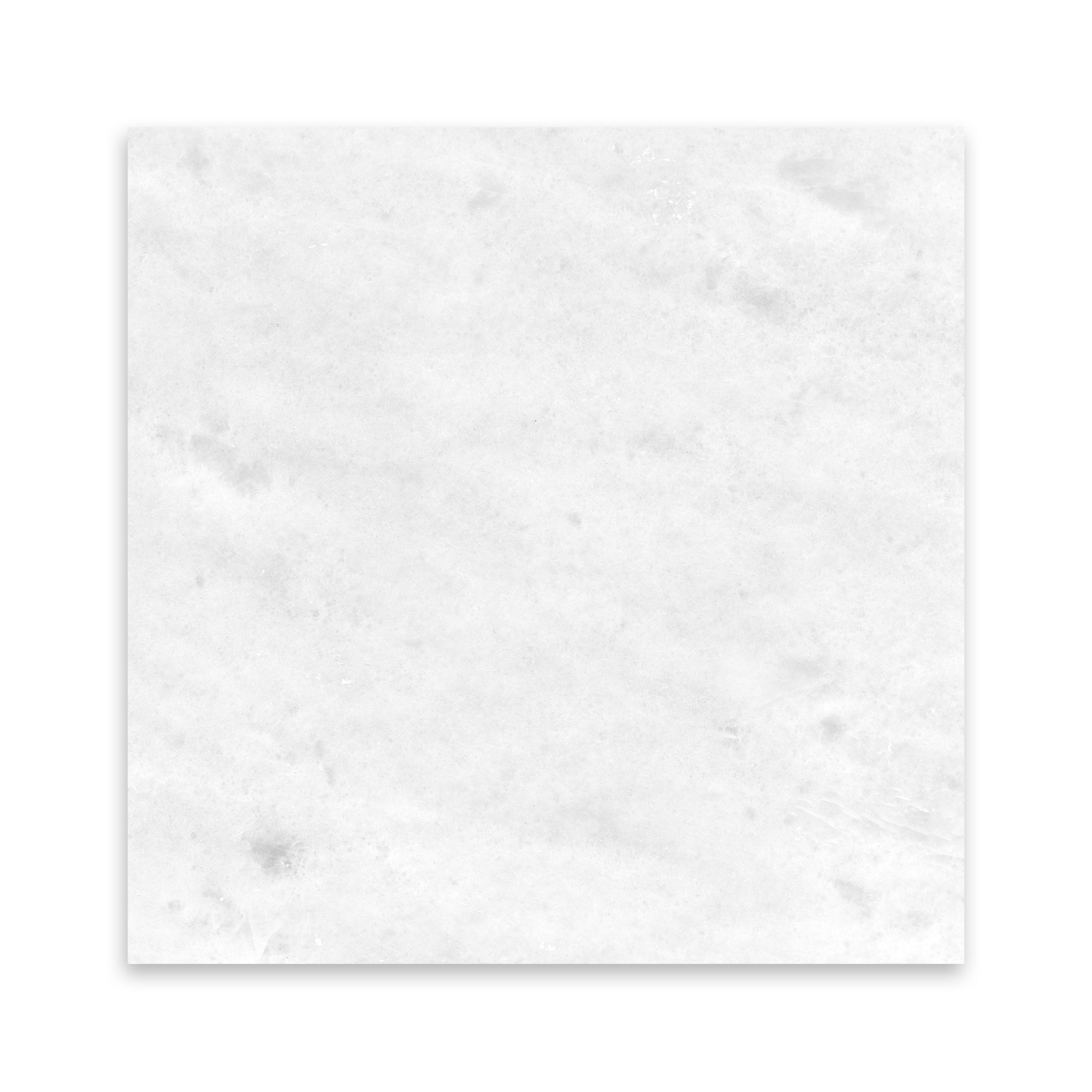 POLAR WHITE: Marble Square Field Tile (18"x18"x1/2" | Honed)