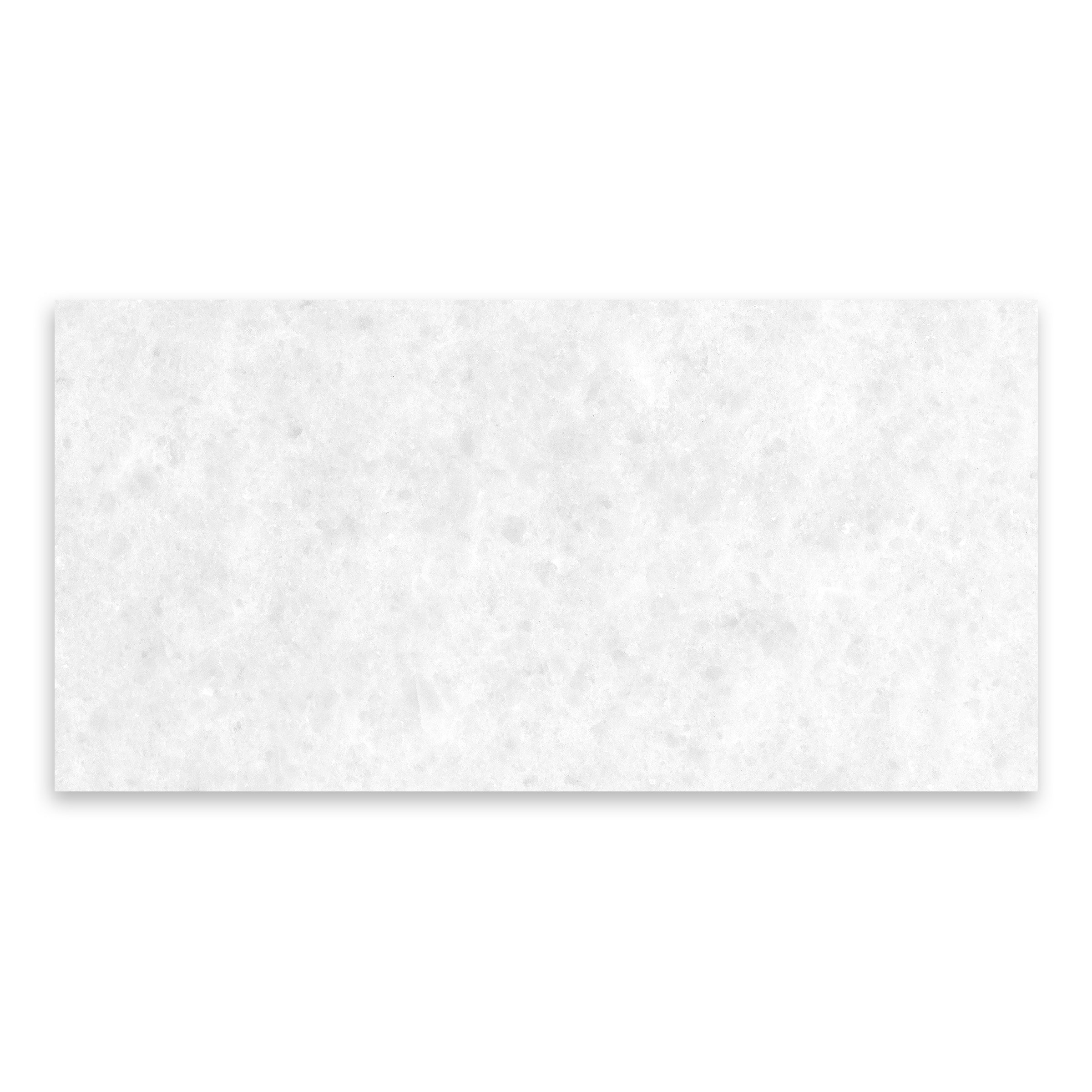 POLAR WHITE: Marble Rectangle Field Tile (18"x36"x1/2" | Polished)