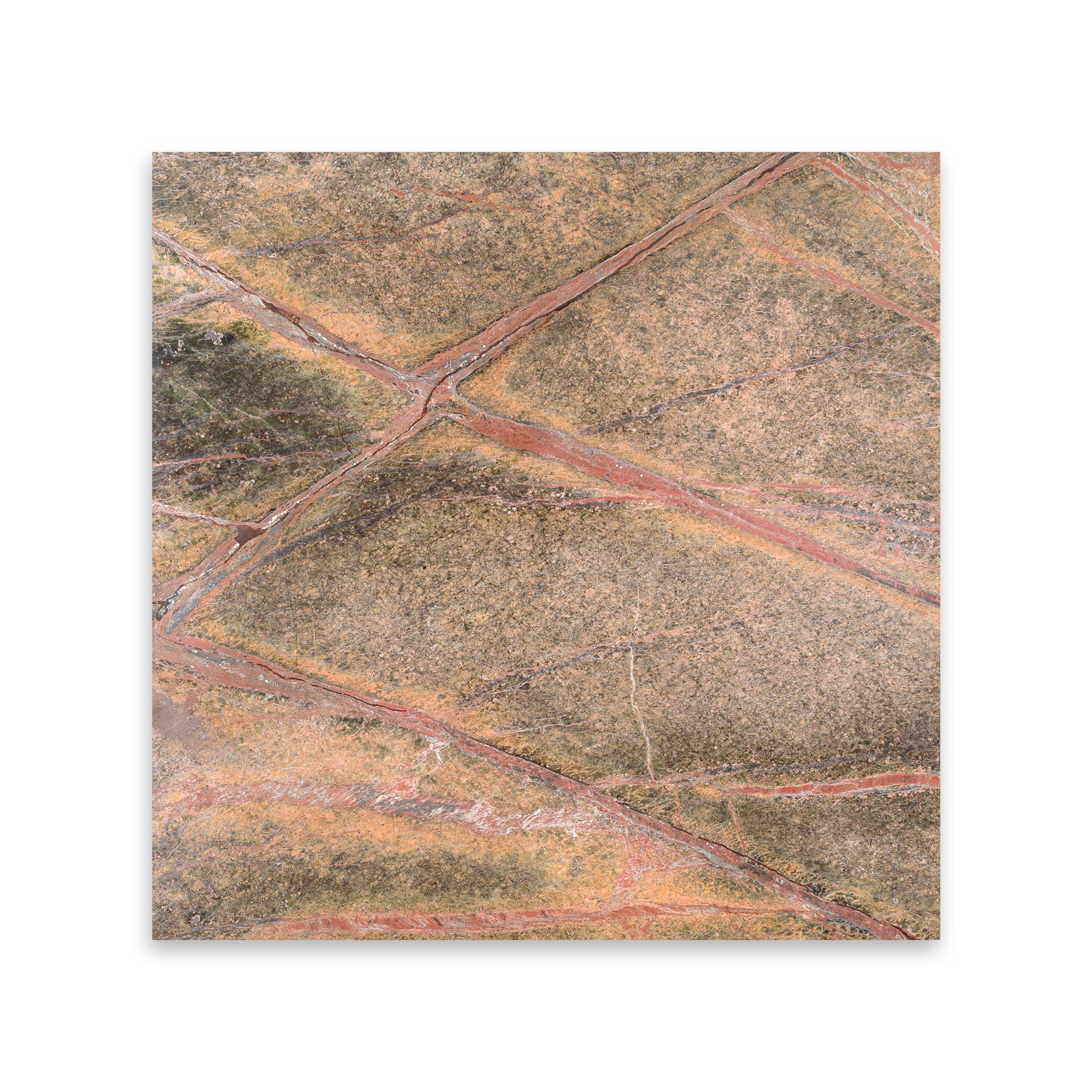 RAIN FOREST GREEN: Marble Square Field Tile (12"x12"x3/8" | Polished)