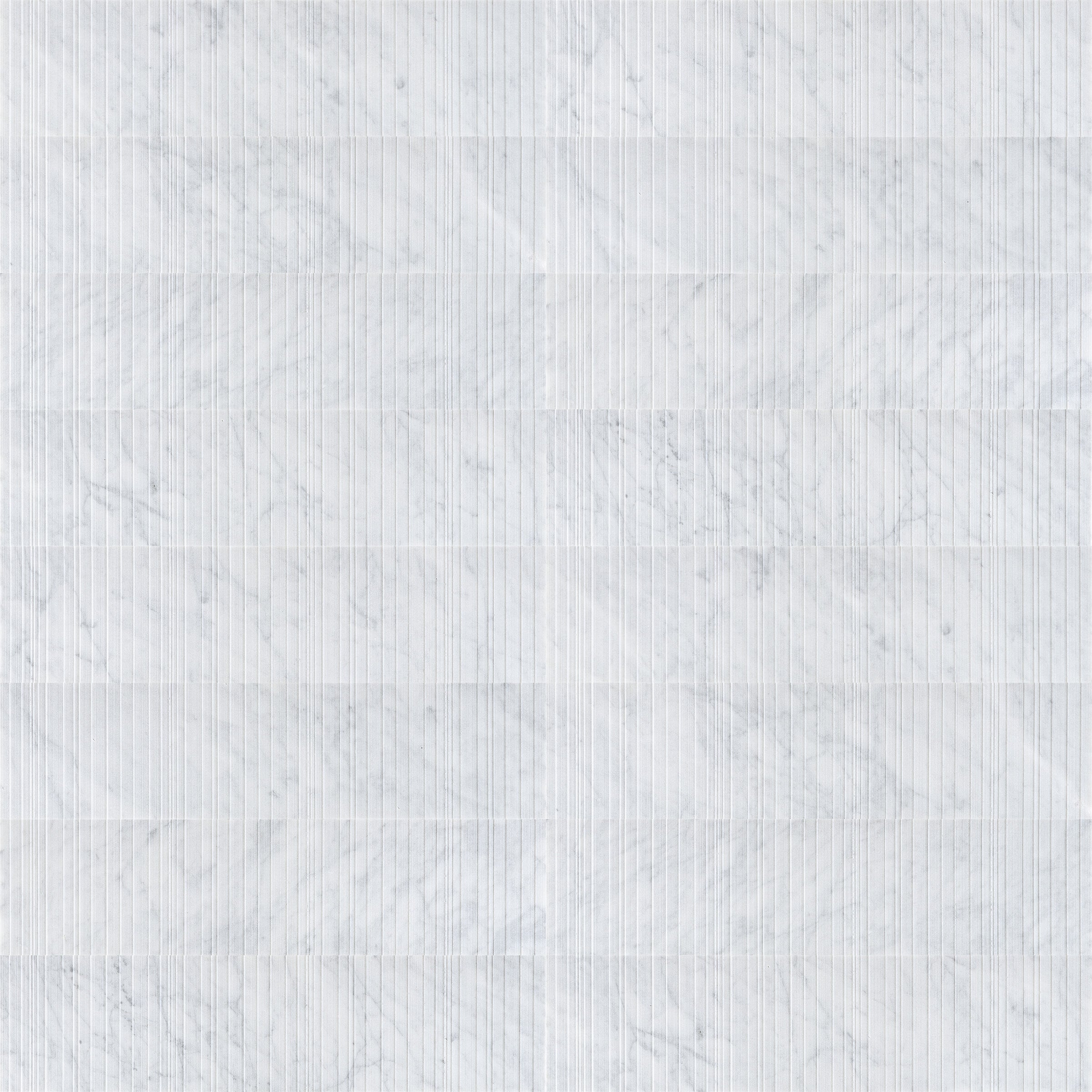 WHITE CARRARA: Marble Ravello Rectangle Field Tile (6"x24"x3/8" | Natural)