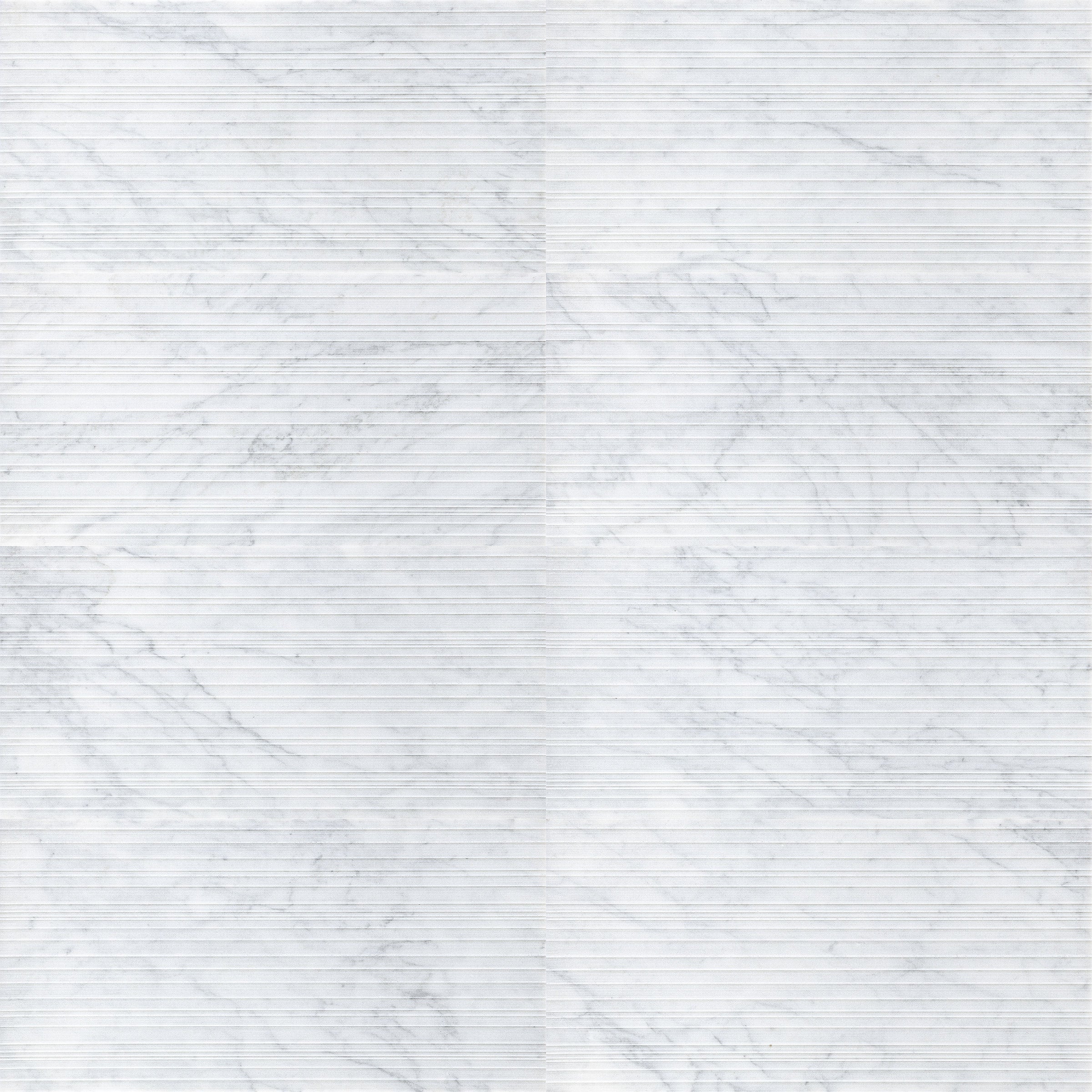 WHITE CARRARA: Marble Ravello Rectangle Field Tile (12"x24"x3/8" | Natural)