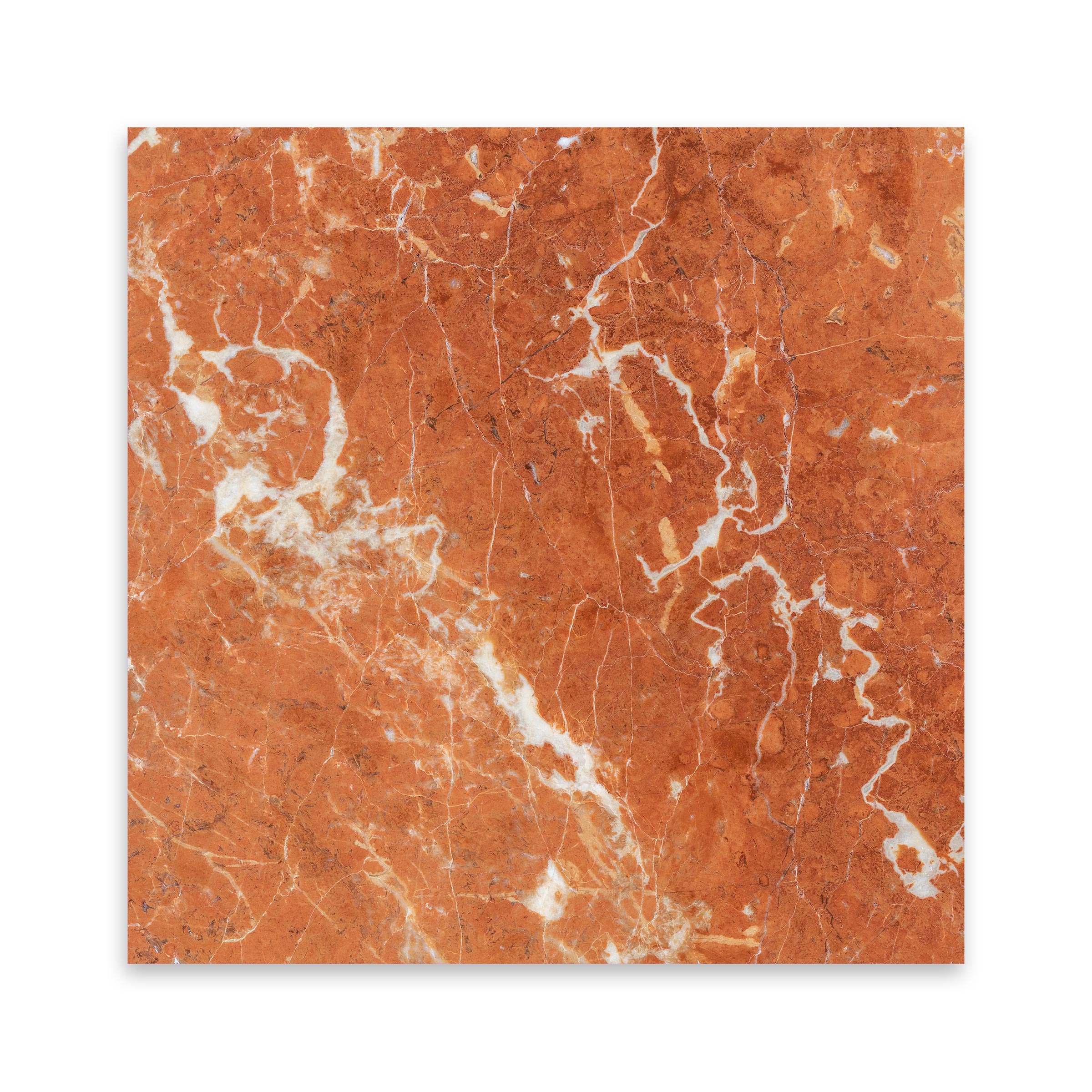 ROJO ALICANTE: Marble Square Field Tile (18"x18"x3/8" | Polished)