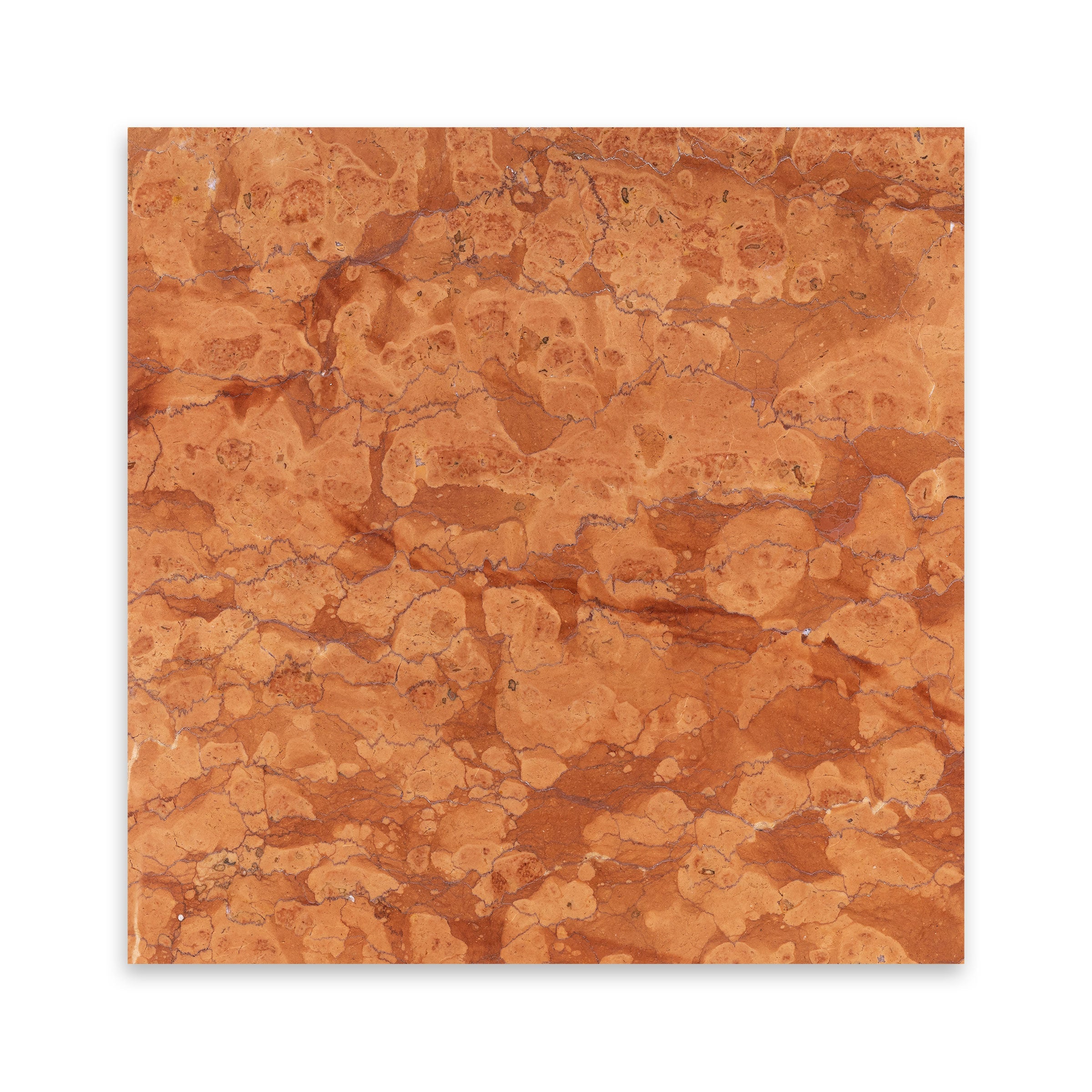 ROSA VERONA: Marble Square Field Tile (18"x18"x3/8" | Polished)