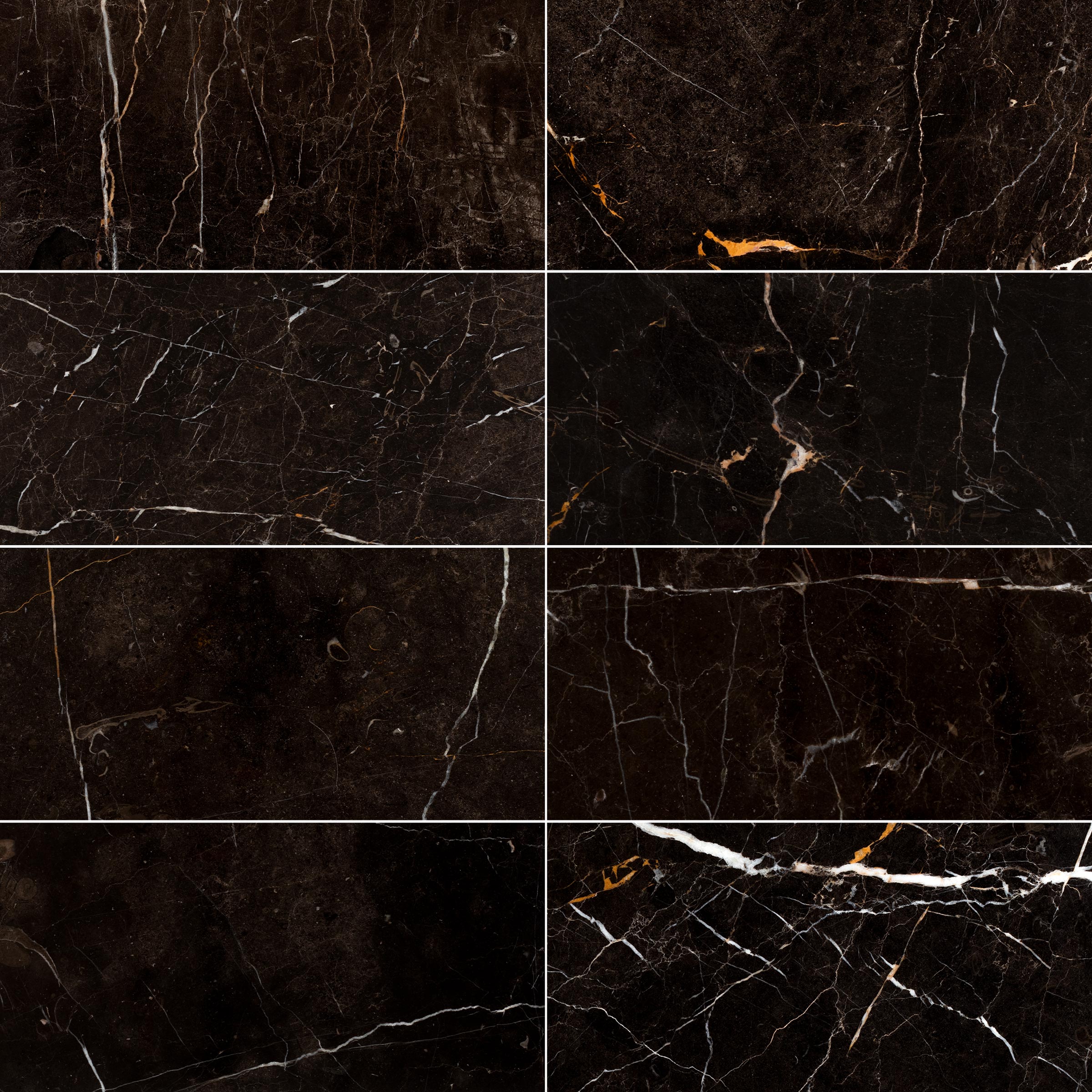 SAINT LAURENT BROWN: Marble Rectangle Field Tile (12"x24"x1/2" | Polished)