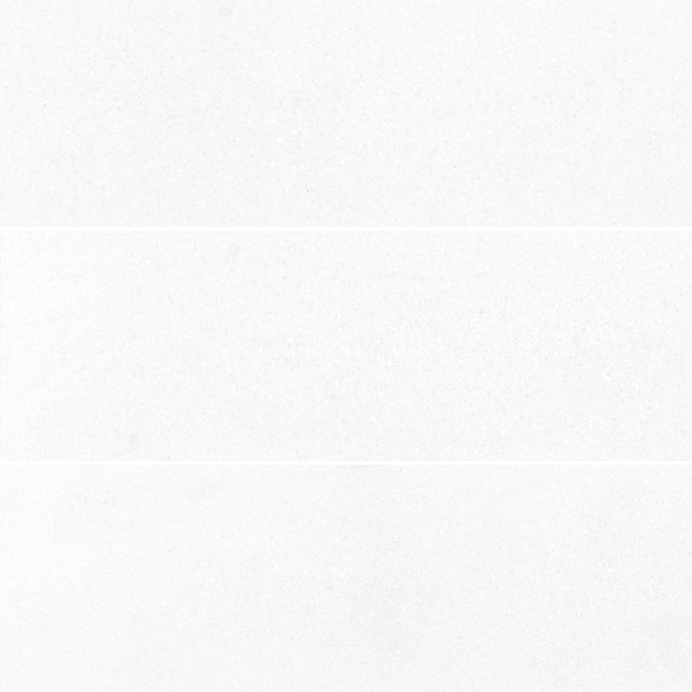 THASSOS WHITE: Marble Rectangle Field Tile (4"x12"x3/8" | Honed)