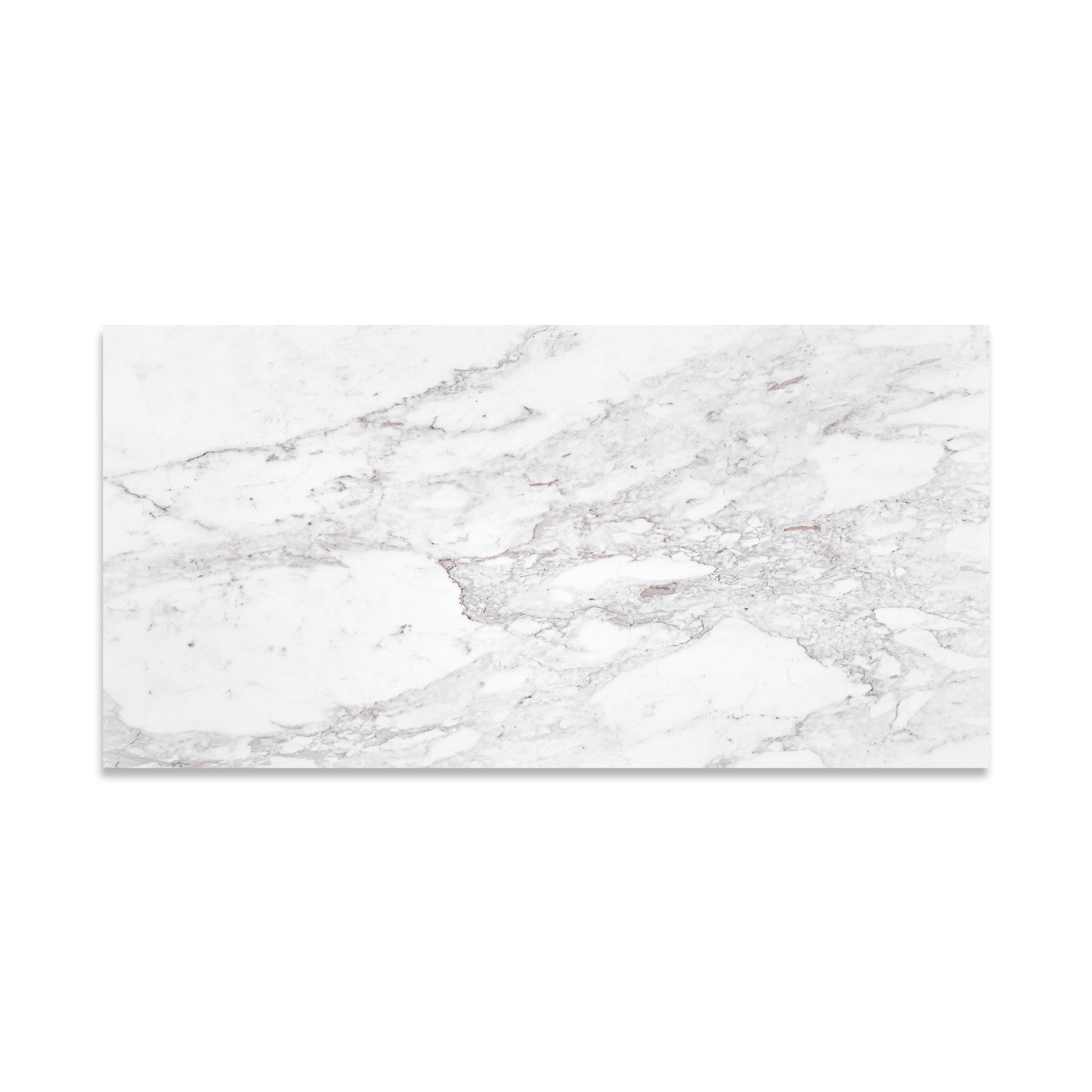 VOLAKAS: Marble Rectangle Field Tile (12"x24"x3/8" | Polished)