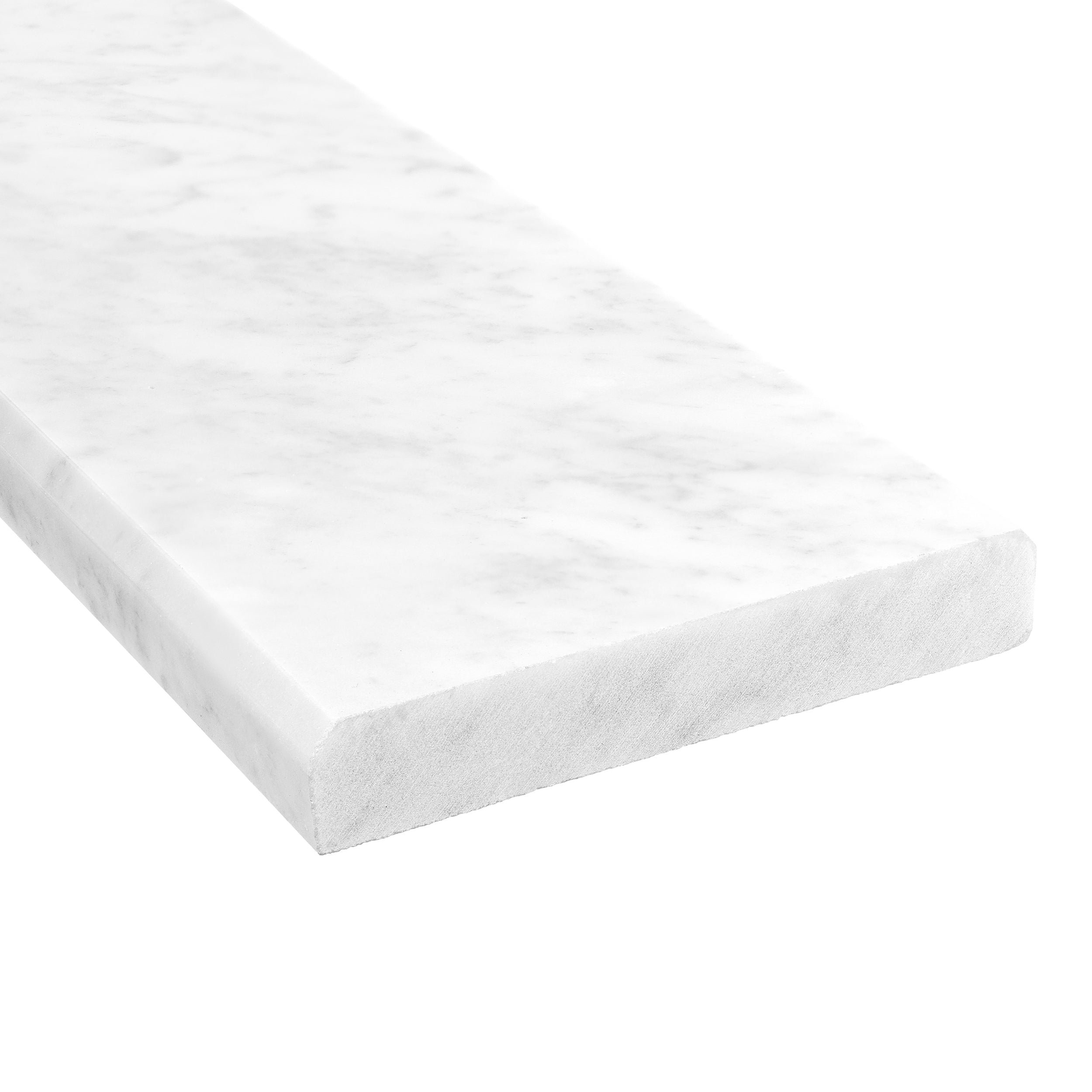 WHITE CARRARA: Marble Double Bevel Threshold Tile Accessory (6"x36"x3/4" | Polished)