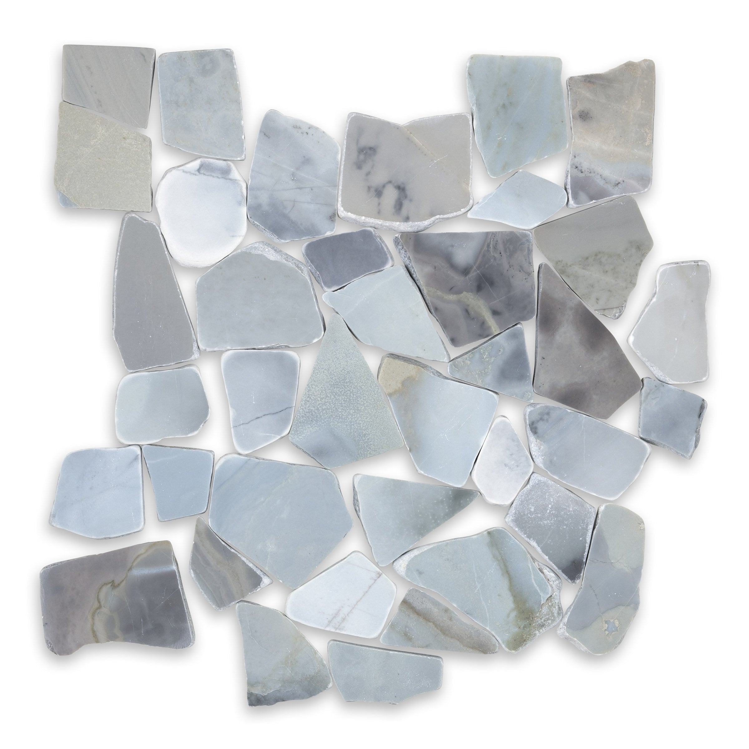 PEBBLES: Nile Natural Shapes Mosaic (12"x12"x3/8" | Polished)