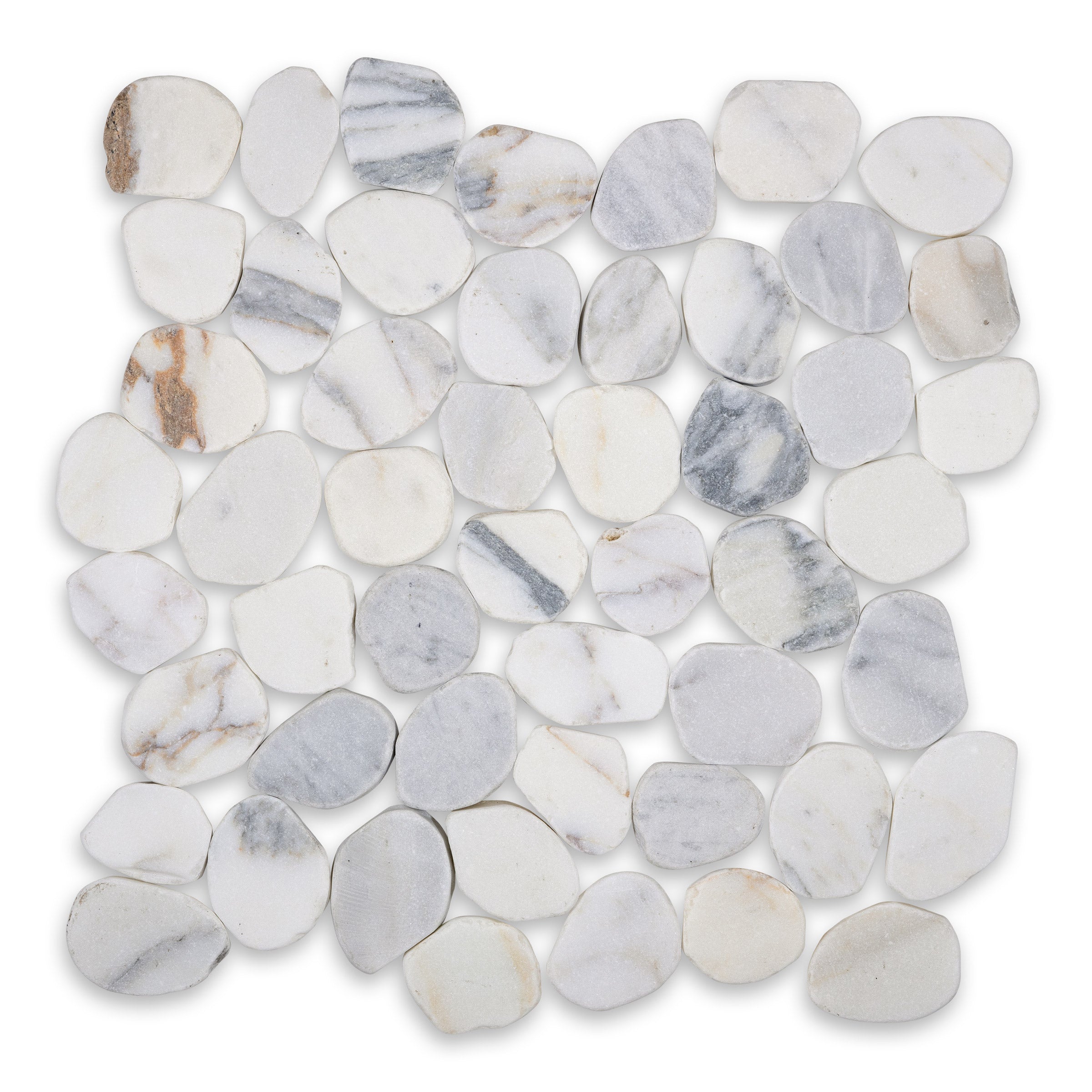 PEBBLES: Danby Serenity Pebbles Mosaic (12"x12"x3/8" | Tumbled)