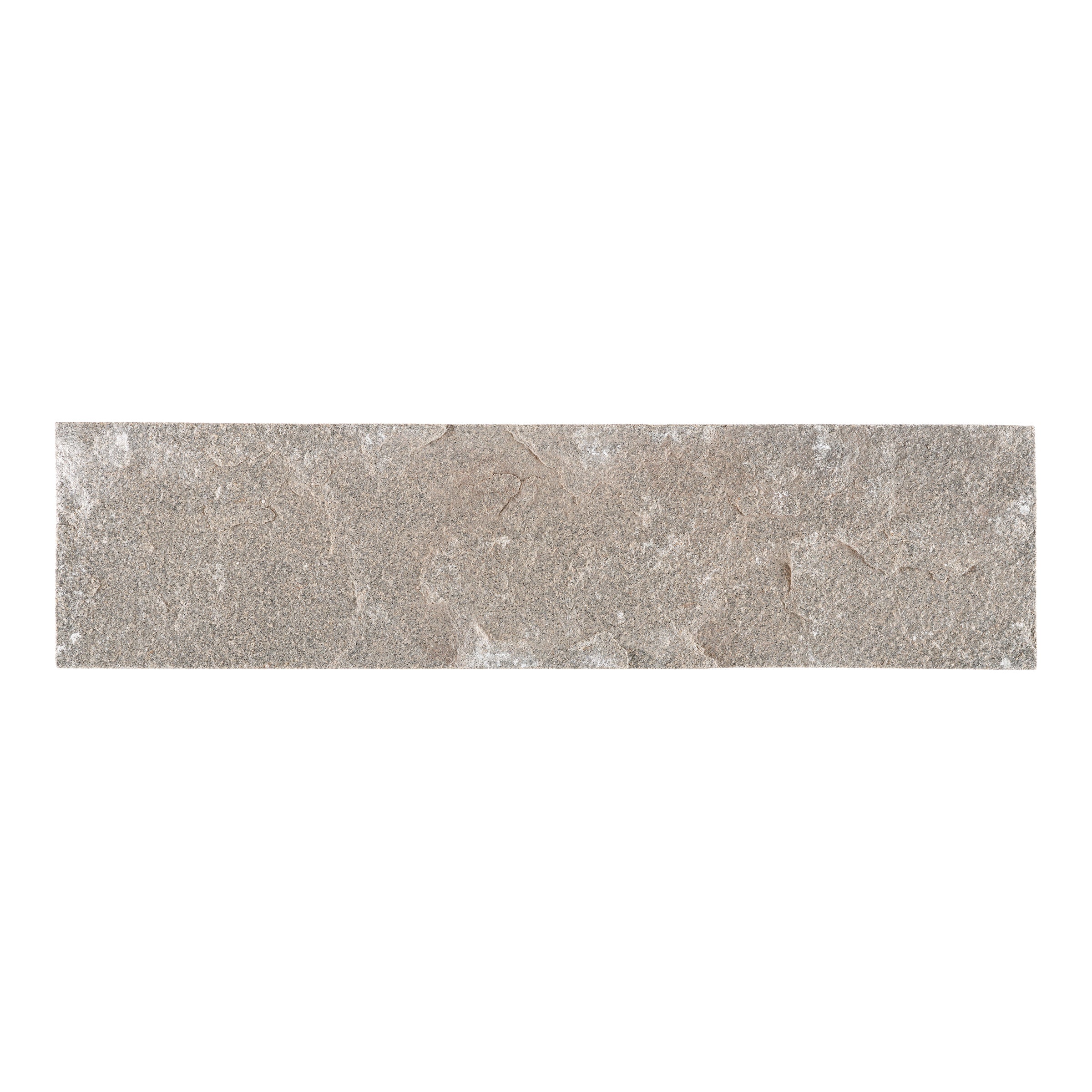 ARGENTO: Quartzite Random Length Wall Veneer Flats Set (4"xRx7/8"- 1 1/4" | Splitface)