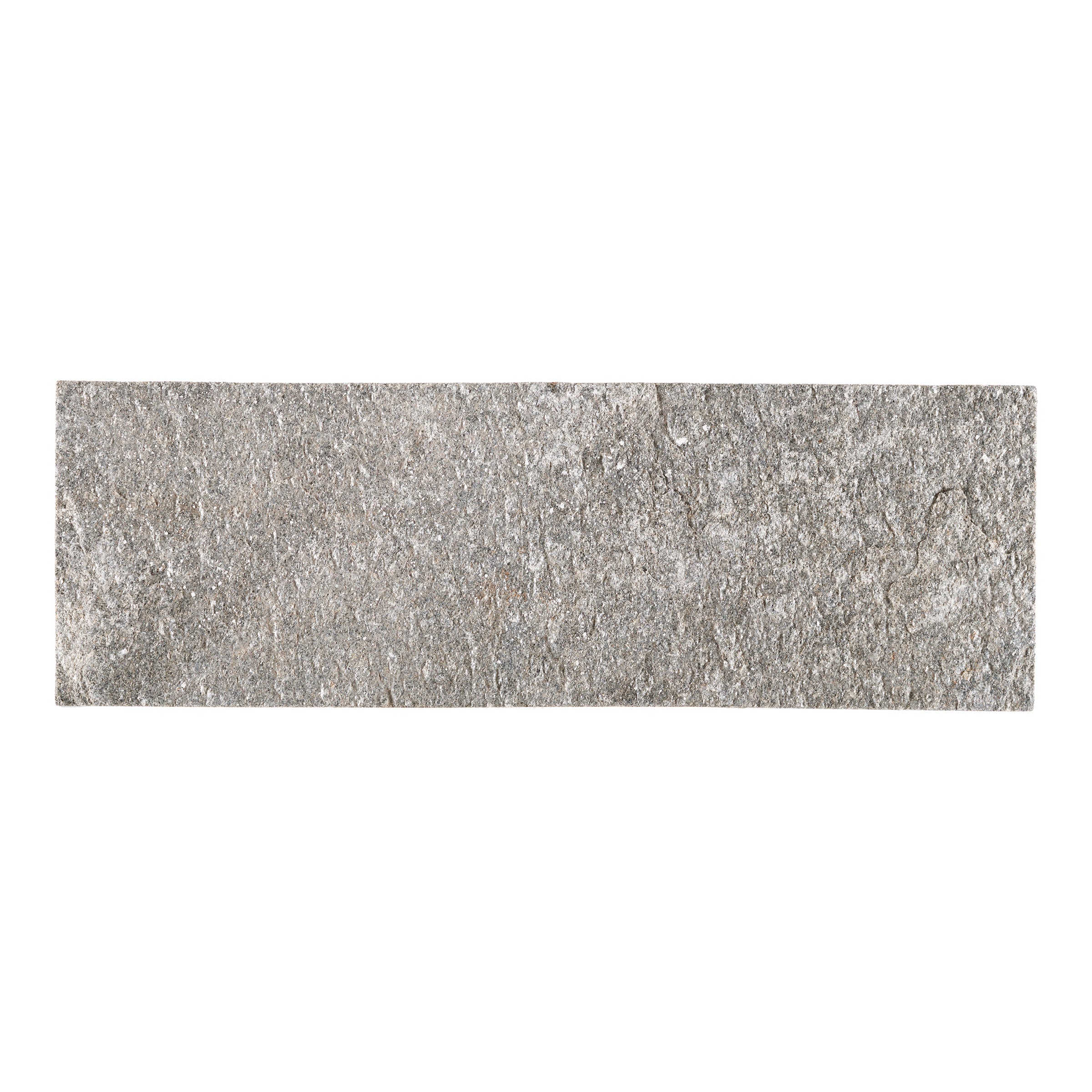 ARGENTO: Quartzite Random Length Wall Veneer Flats Set (4"xRx7/8"- 1 1/4" | Splitface)