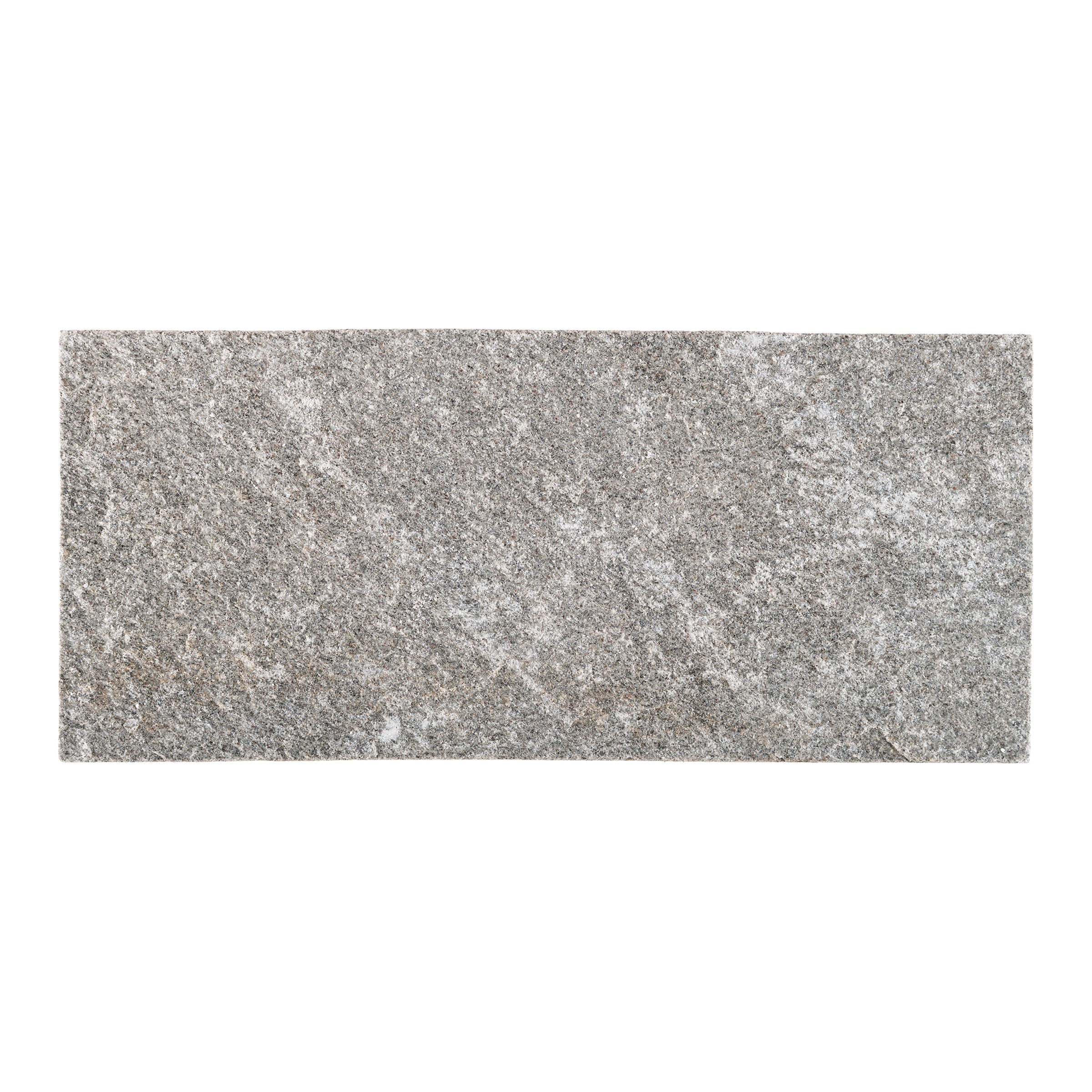 ARGENTO: Quartzite Random Length Wall Veneer Flats Set (4"xRx7/8"- 1 1/4" | Splitface)