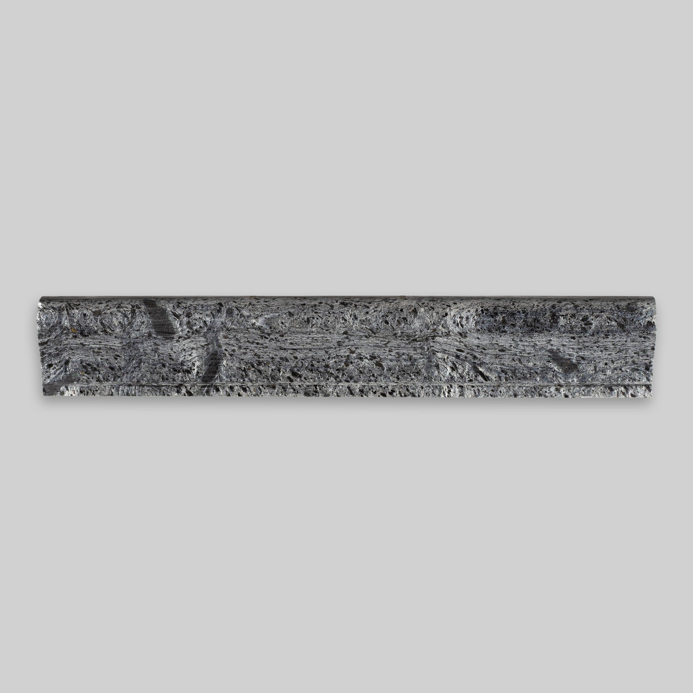 OSTRICH GREY: Quartzite Standard Chairrail Tile Accessory (2"x12"x1"-1/8" | Honed)