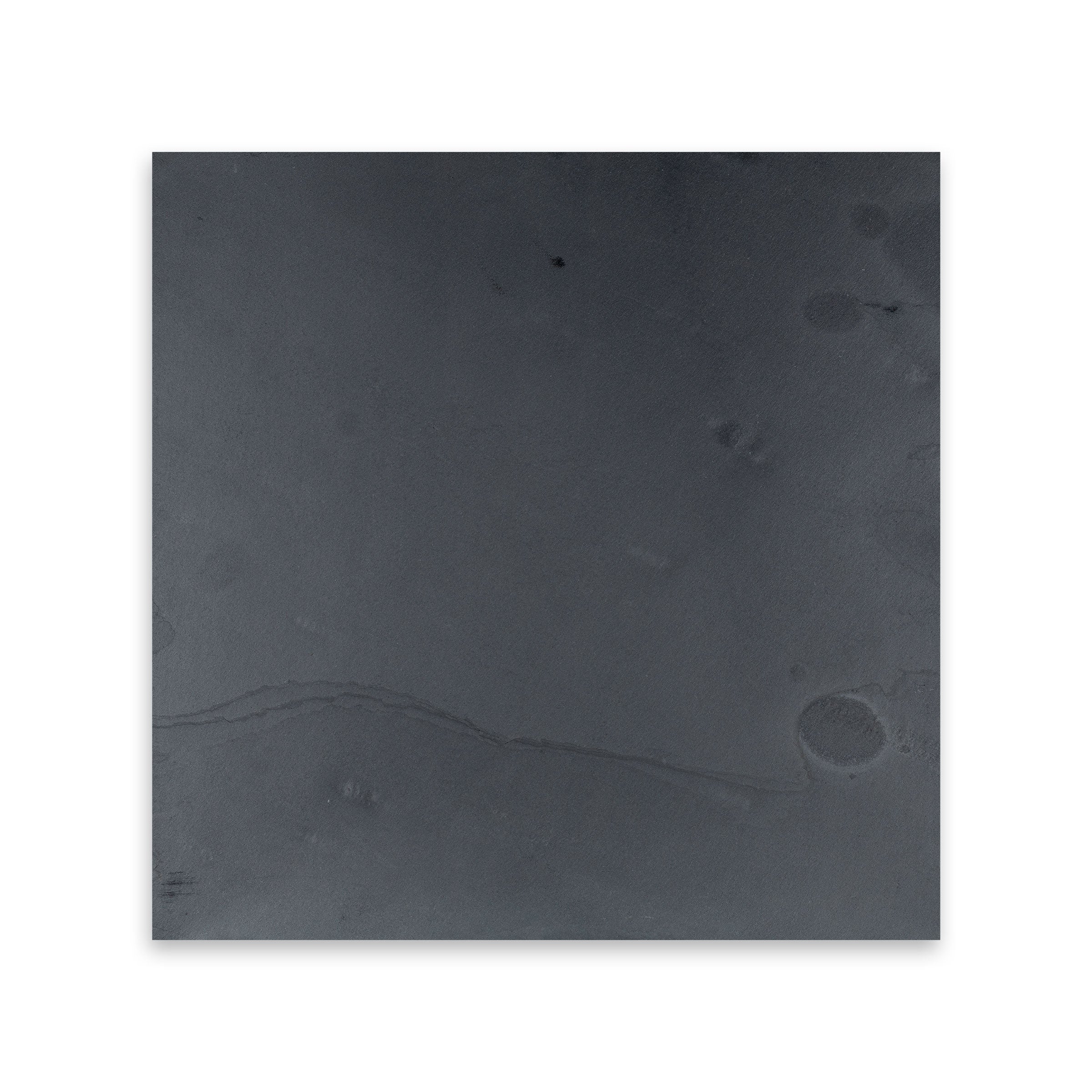 INDIAN BLACK: Slate Square Field Tile (12"x12"x3/8" | Gauged)