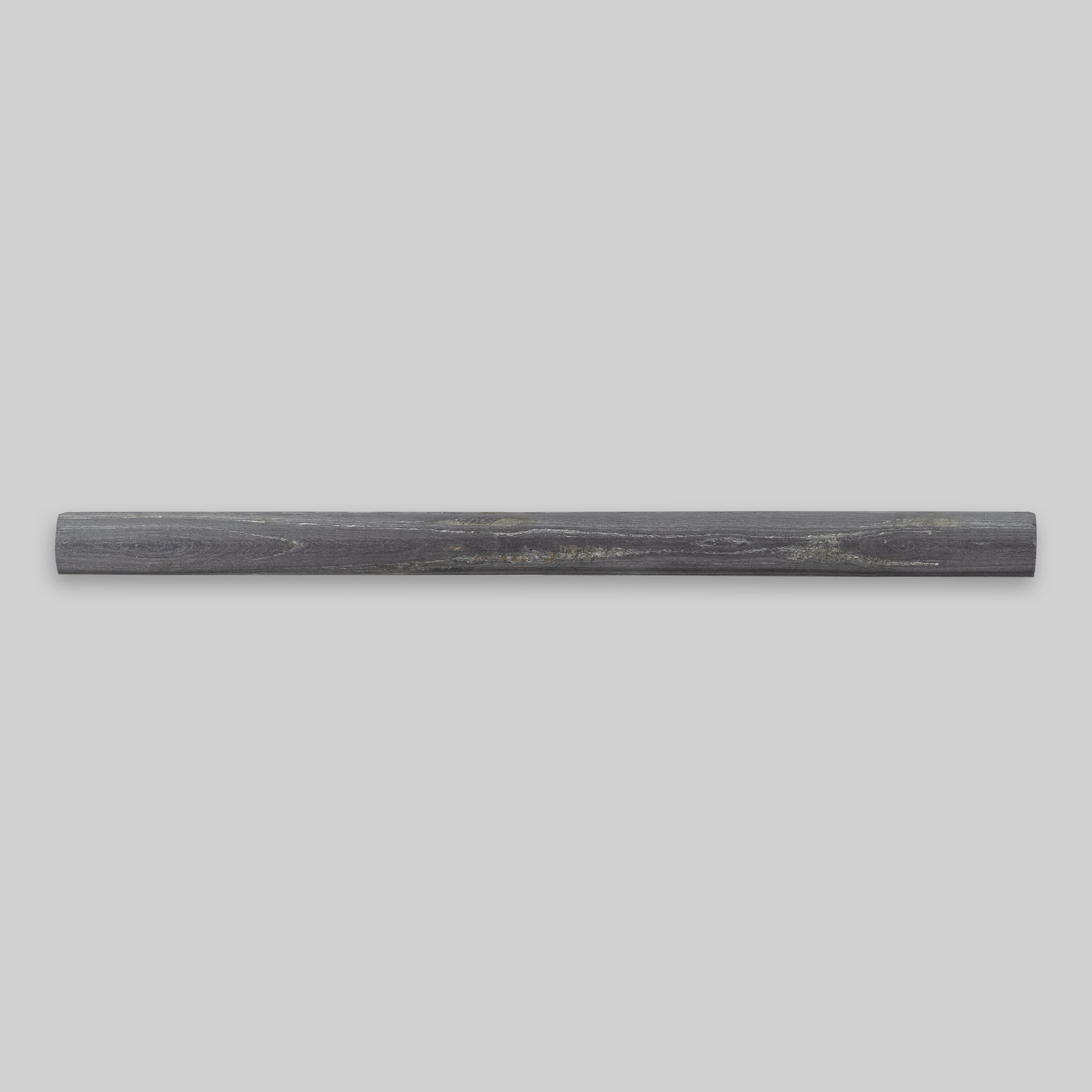 INDIAN BLACK: Slate Standard Pensil Liner Tile Accessory (3/4"x12"x3/4" | Honed)