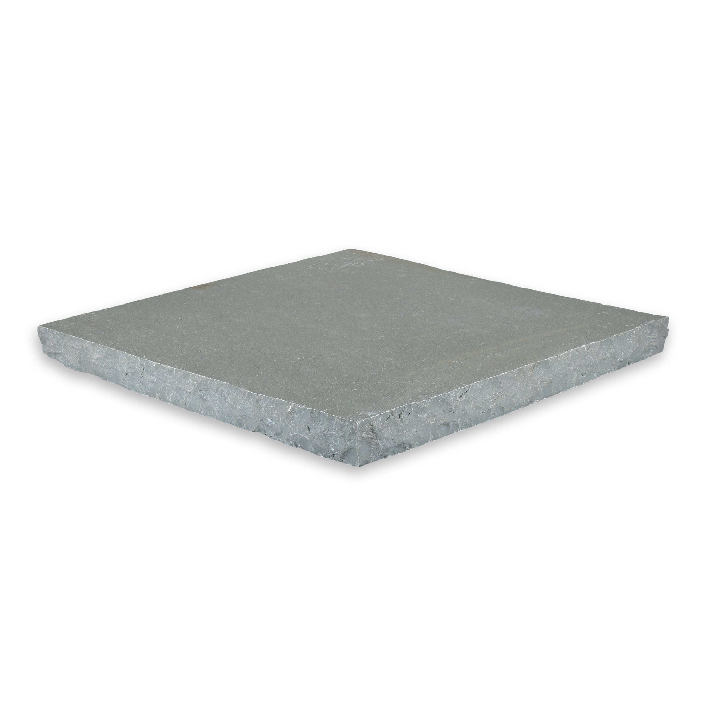 INDIAN BLUESTONE: Slate Rockface 4 Column Cap Paving Accessory (24"x24"x2" | Gauged)