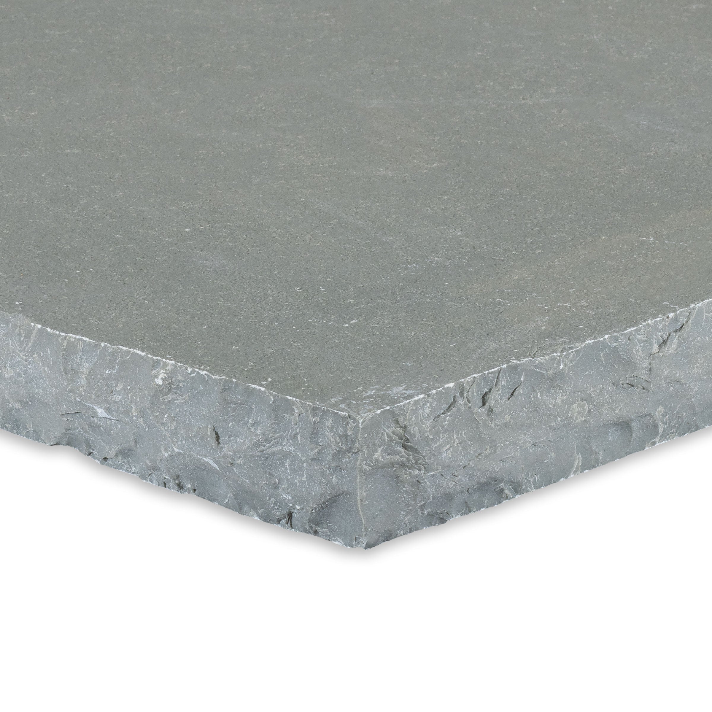 INDIAN BLUESTONE: Slate Rockface 4 Column Cap Paving Accessory (24"x24"x2" | Gauged)