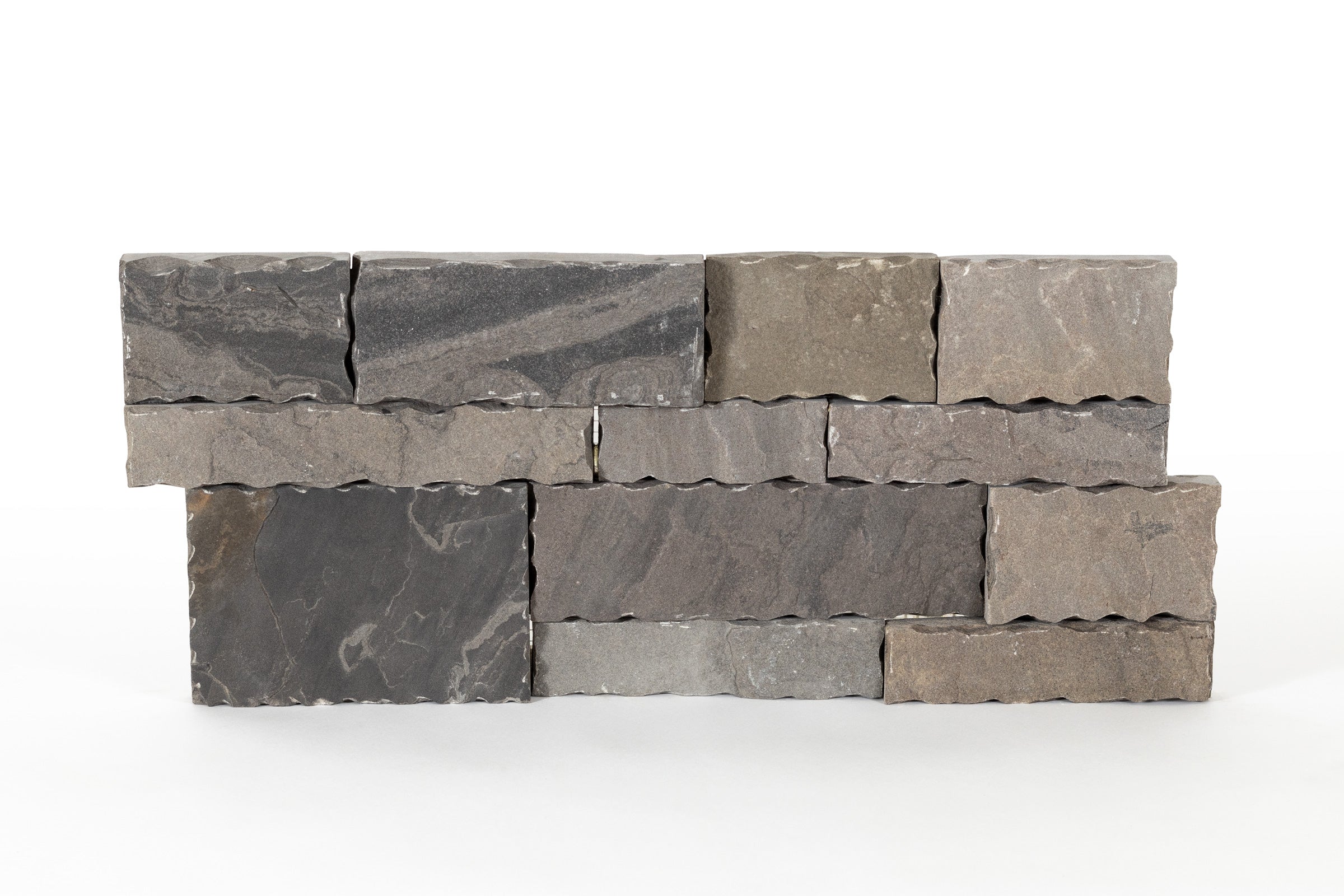 TAVERN GREY: Sandstone Ledger Stone Flat Wall Panel (8"x18"x7/8-1 1/4" | Rockface)