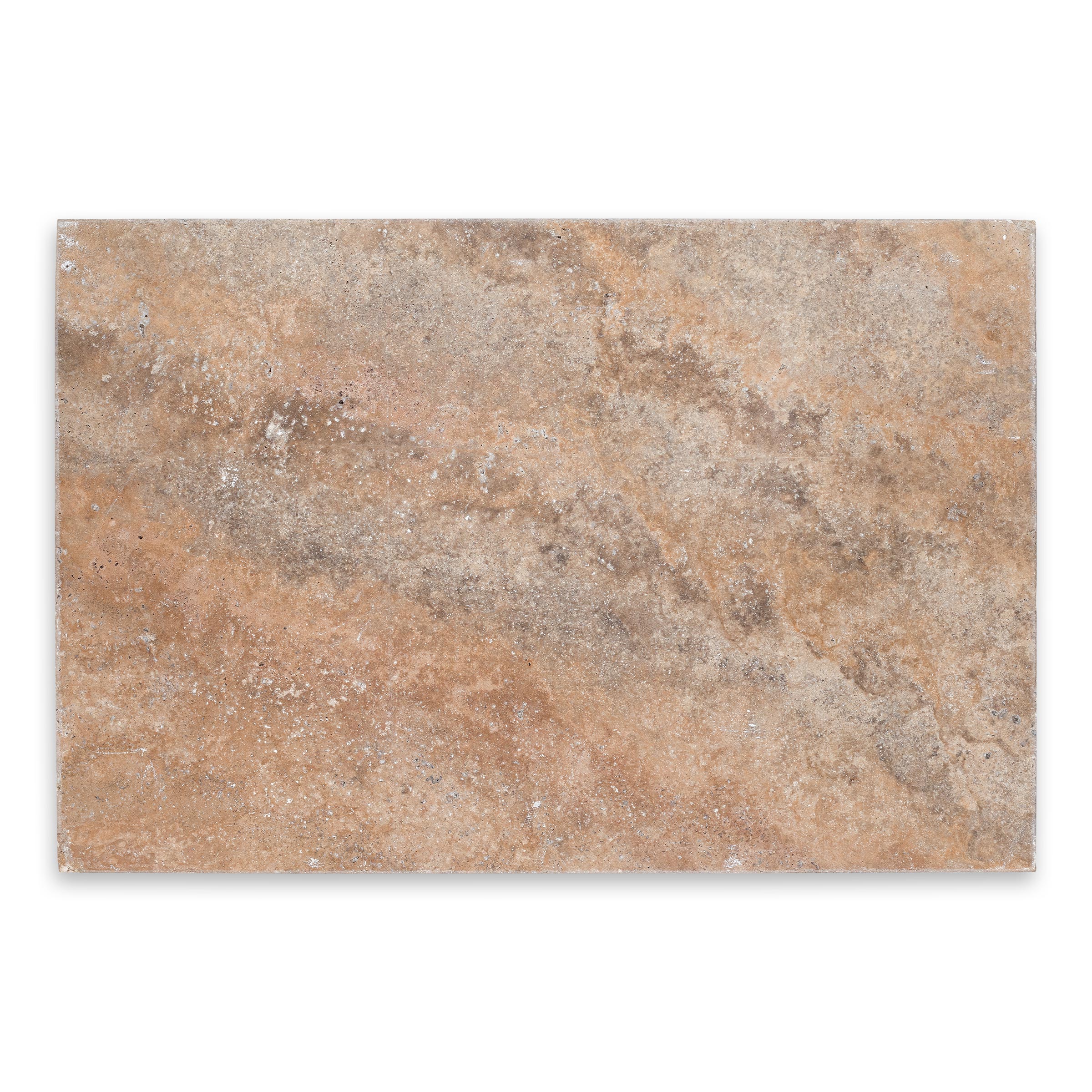 AUTUMN LEAVES: Travertine Rectangle Paving Tile (16"x24"x1 3/16" | Tumbled)