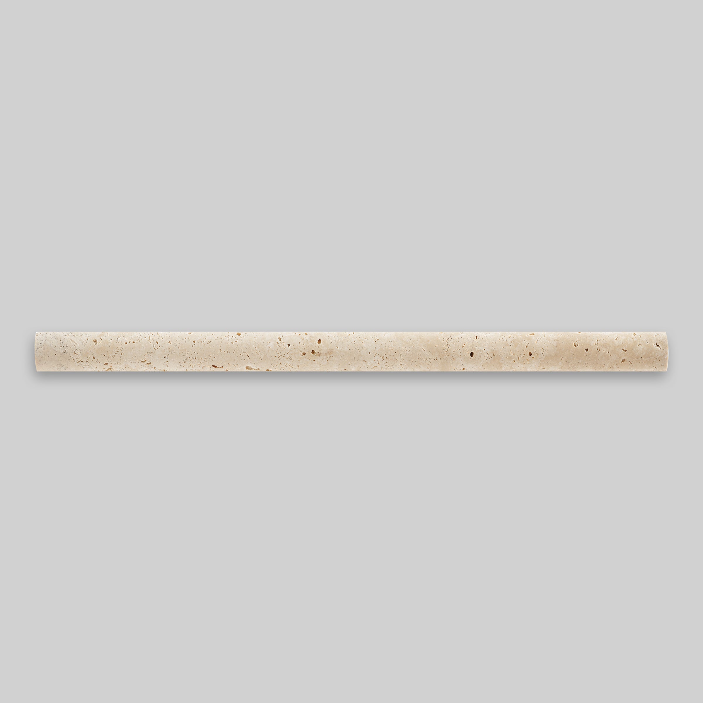 IVORY PREMIUM: Travertine Standard Pensil Liner Tile Accessory (3/4"x12"x3/4" | Honed)