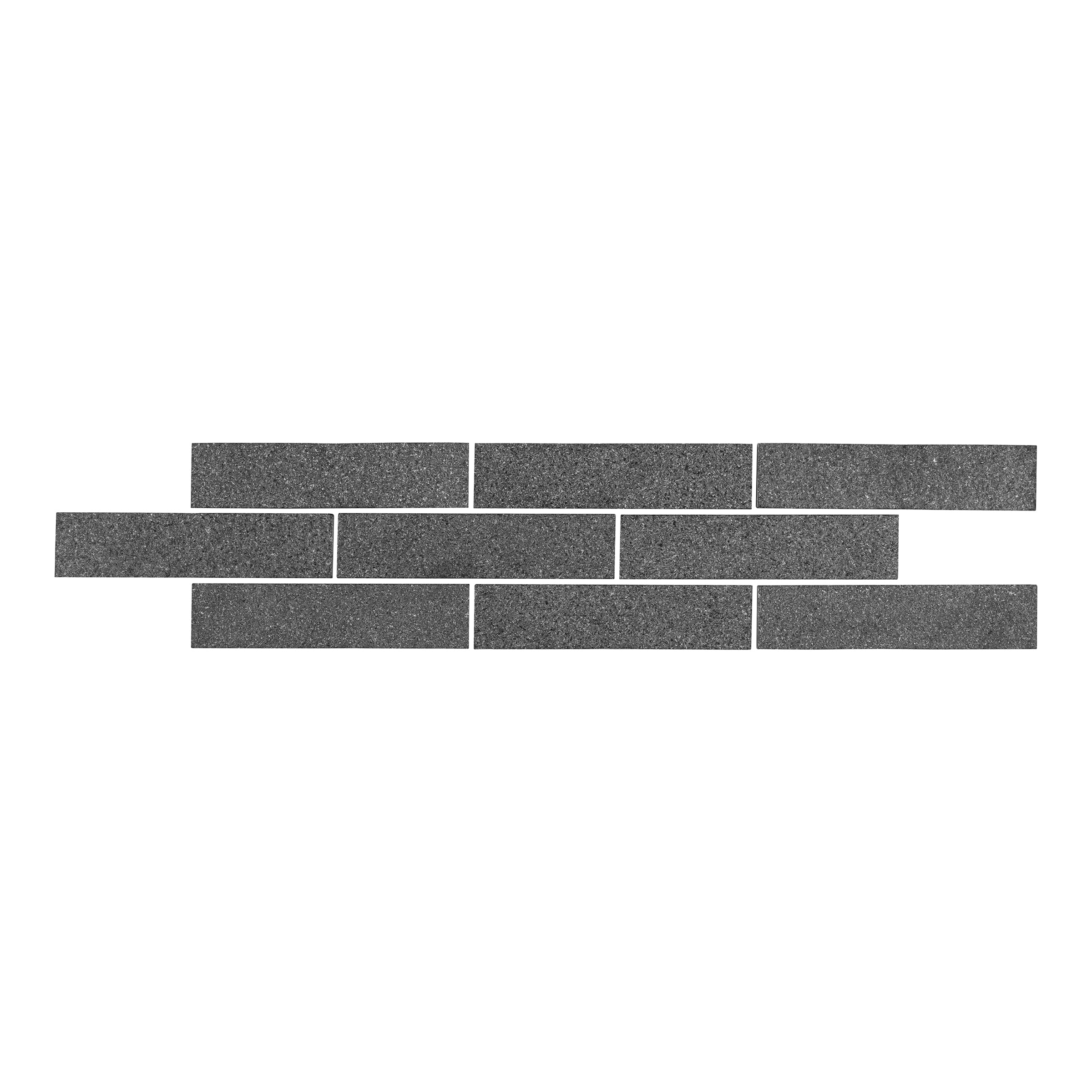 ABSOLUTE BLACK: Wall Veneer (6"×24"×3/8" | flamed)