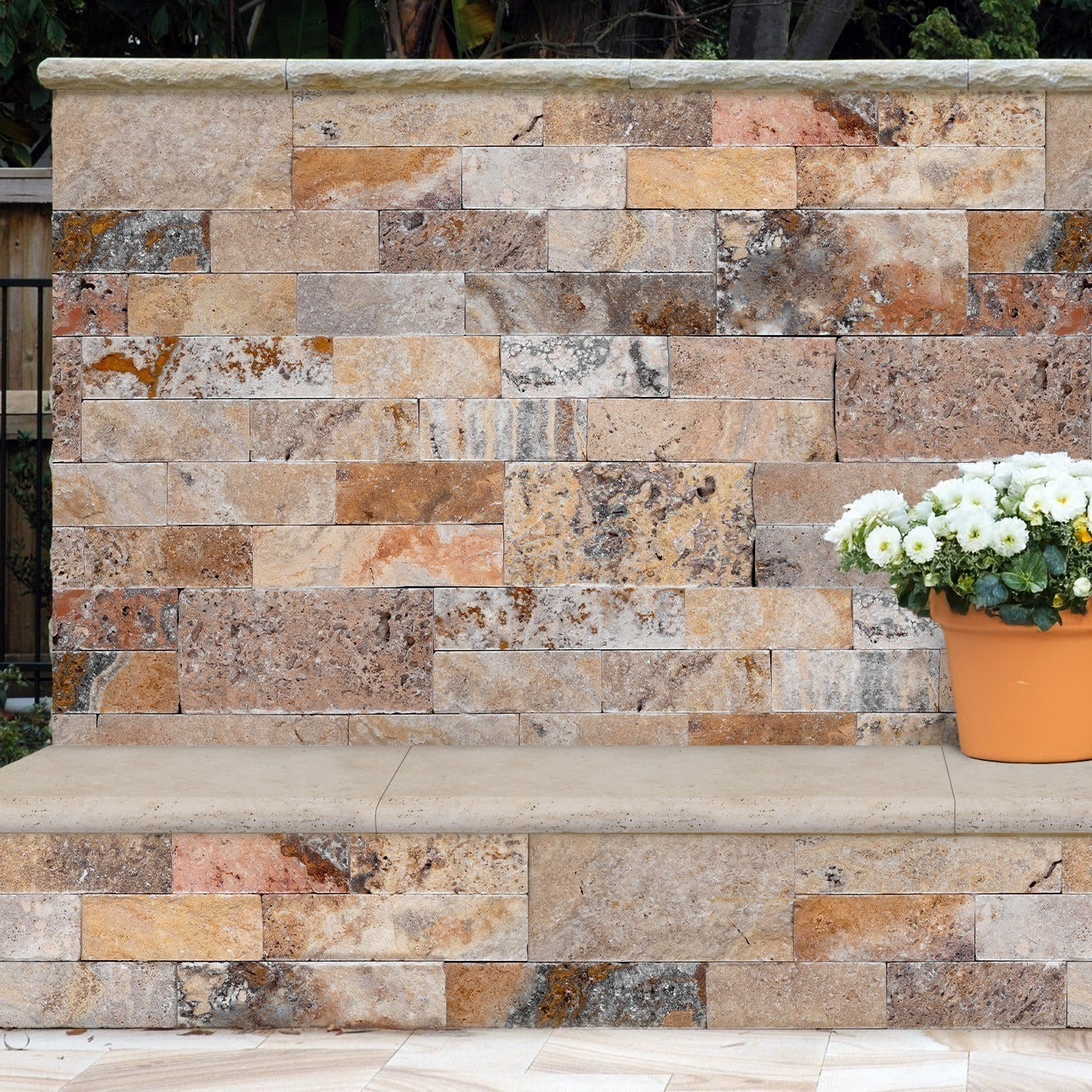 AUTUMN LEAVES: Wall Panels (6"×24"×1/2"–1 1/4" | natural cleft)