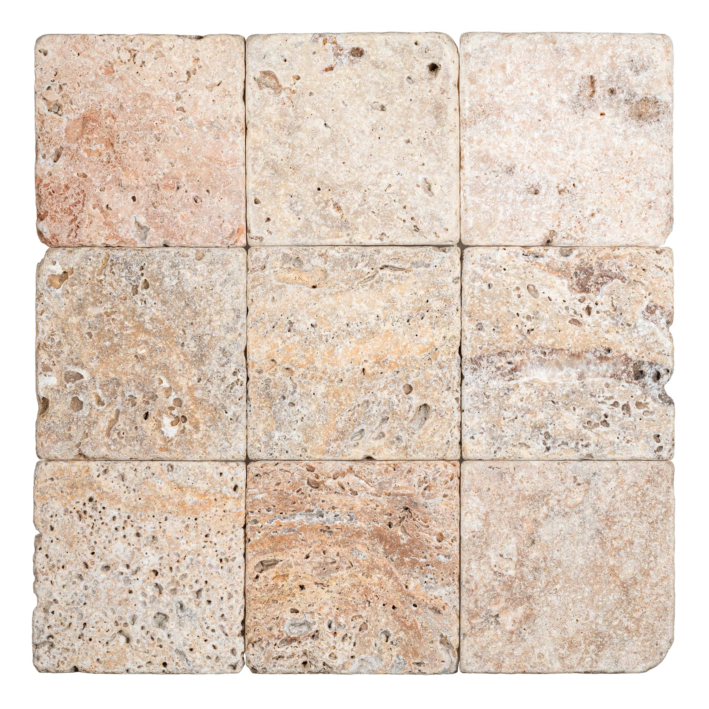 AUTUMN LEAVES: Field Tile (4"×4"×3/8" | tumbled)