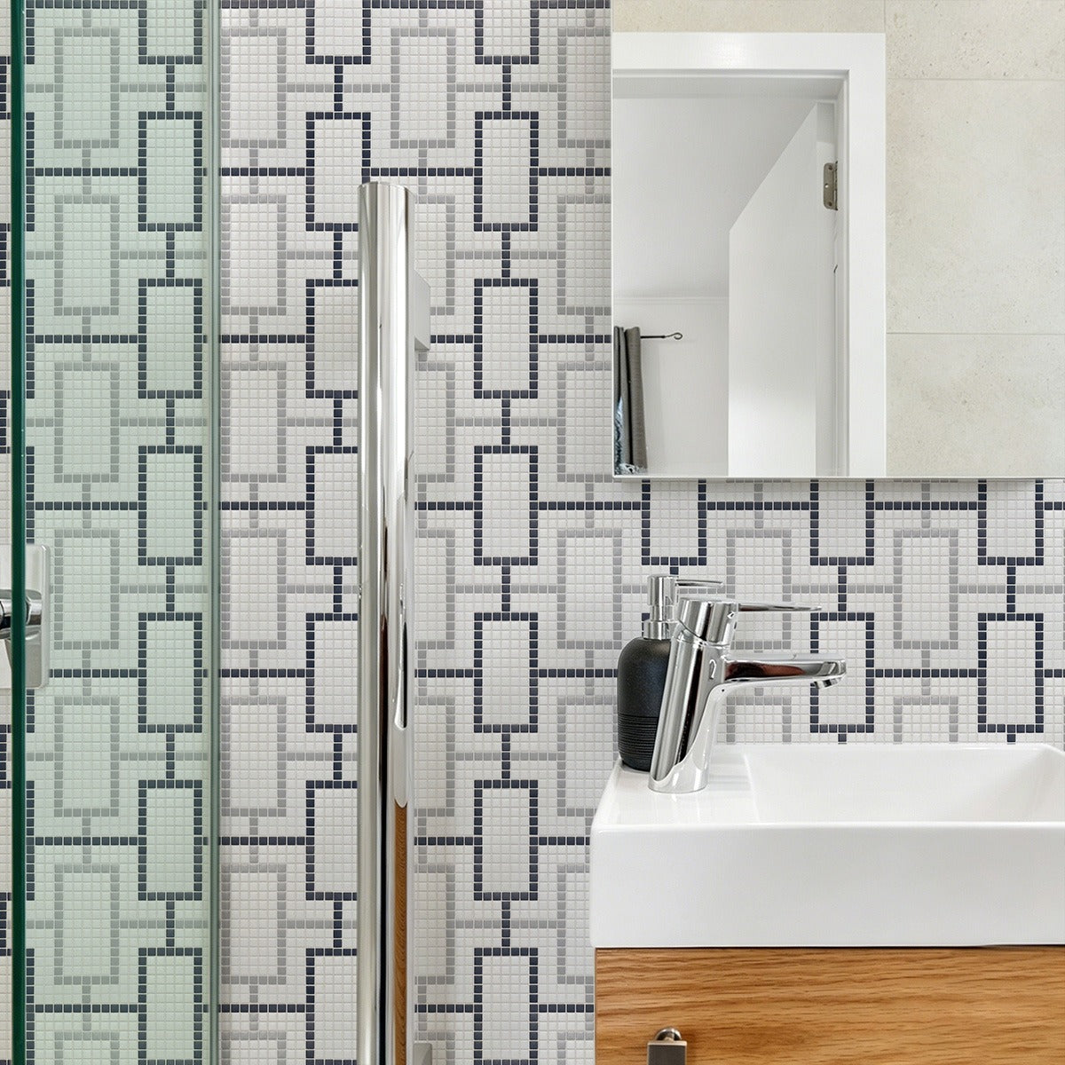 AVORA: Cardin Mosaic (9 1/8"×18 3/8"×1/4" | matte | rectified edge) (3)