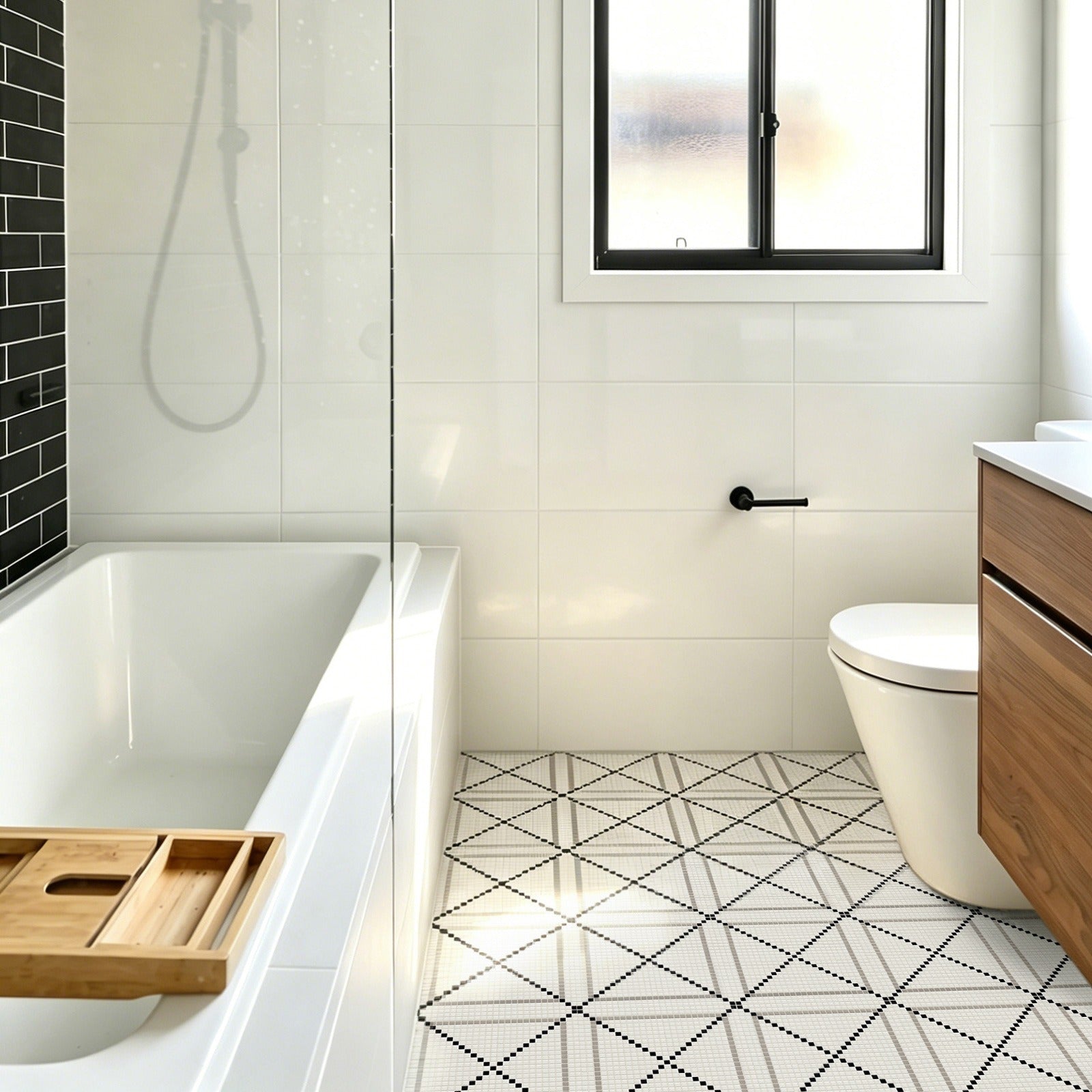 AVORA: Calvin Mosaic (13 3/4"×13 3/4"×1/4" | matte | rectified edge)